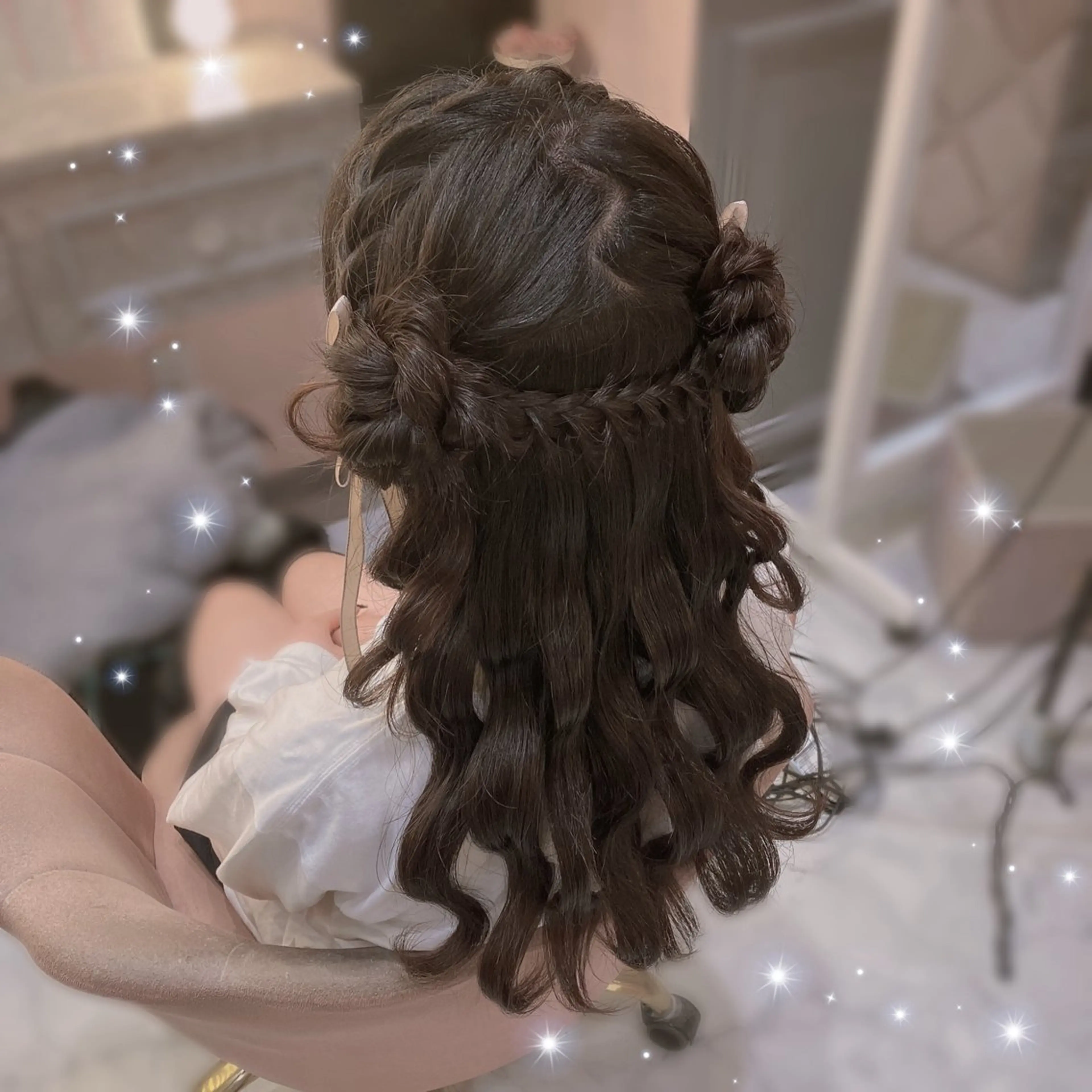 ロング ヘアアレンジ ヘアセット Seventeen 秋葉原　୨୧ あすかのヘアスタイル