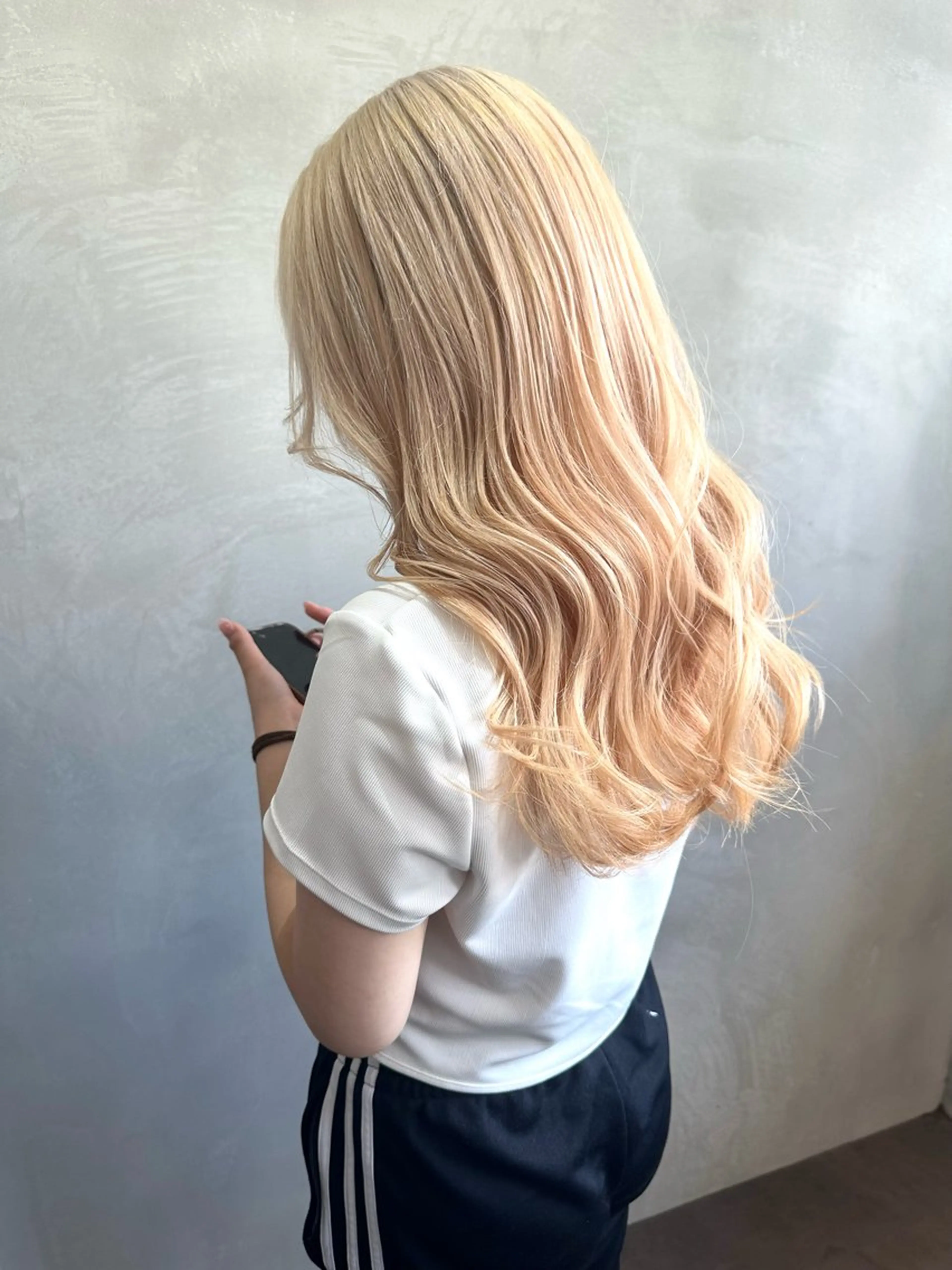 潤い艶カラー+ブリーチ+ベースTrの写真