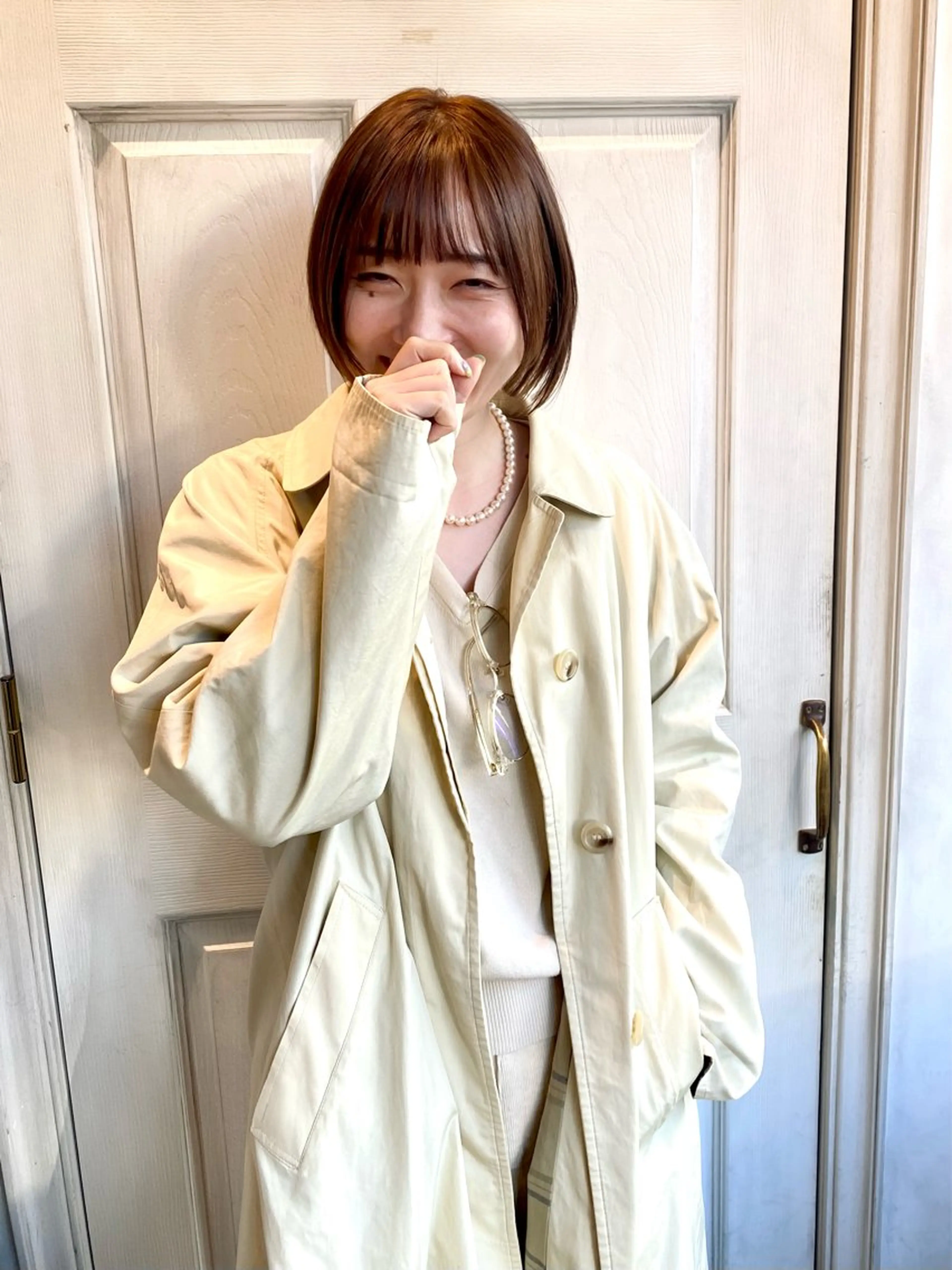 ミディアム 伸ばしかけ カット 千 田のヘアスタイル