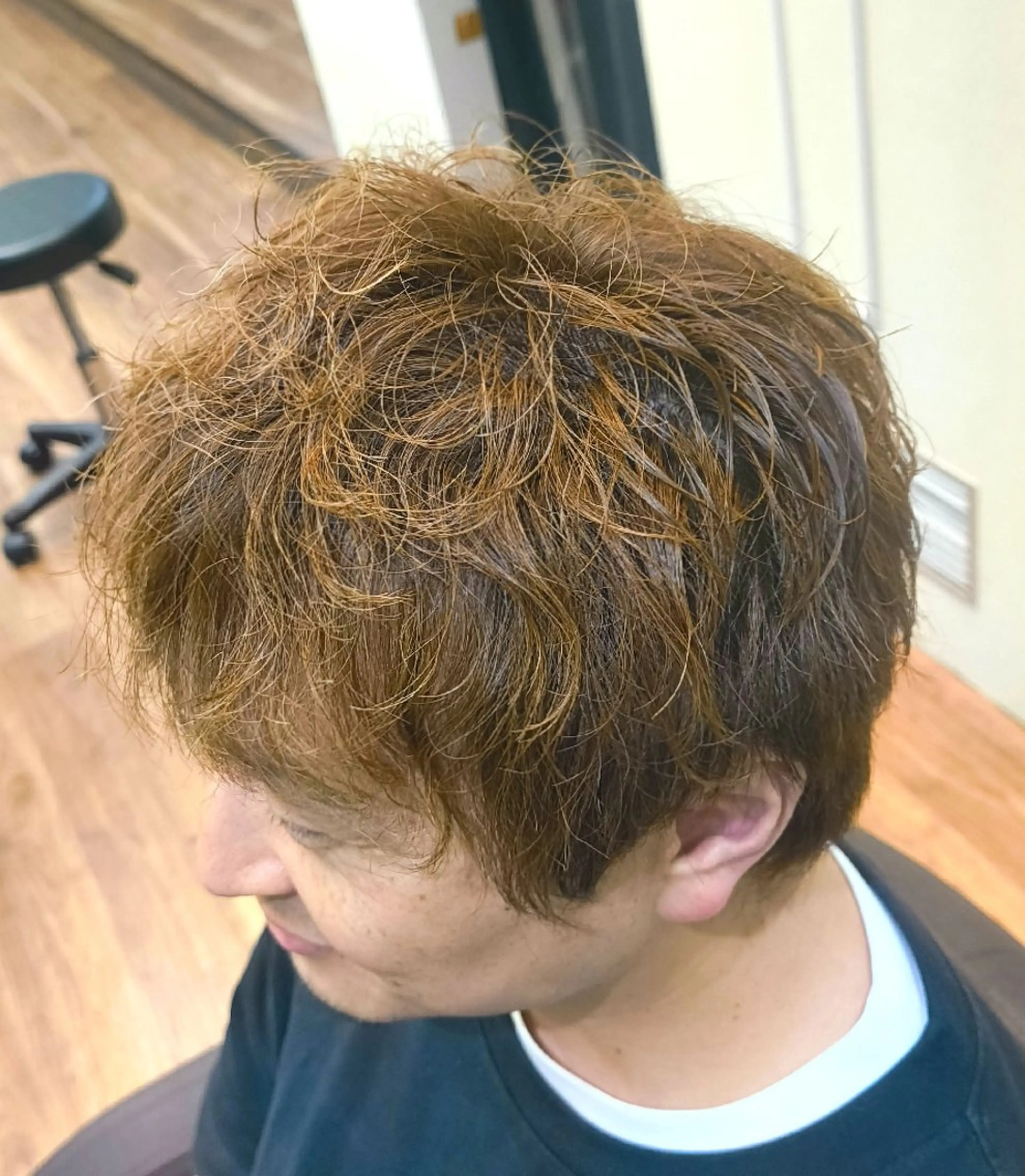 ショート メンズ メンズパーマ カット パーマ nico.所属・村松 和歌子のヘアスタイル