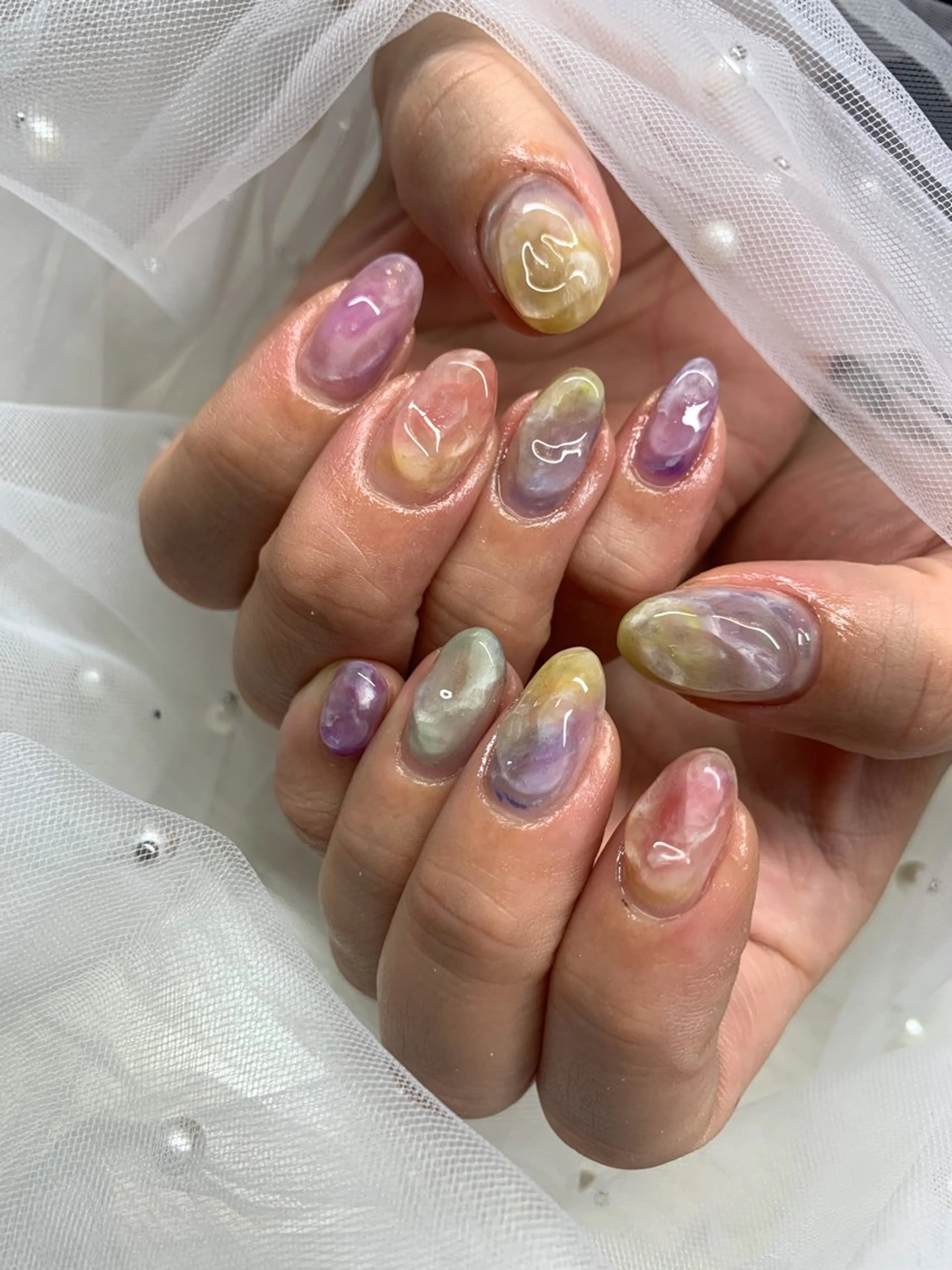 ネイル ハンドネイル フットネイル Yuwabi Nail所属・Mimore ミモア 水戸のネイルデザイン