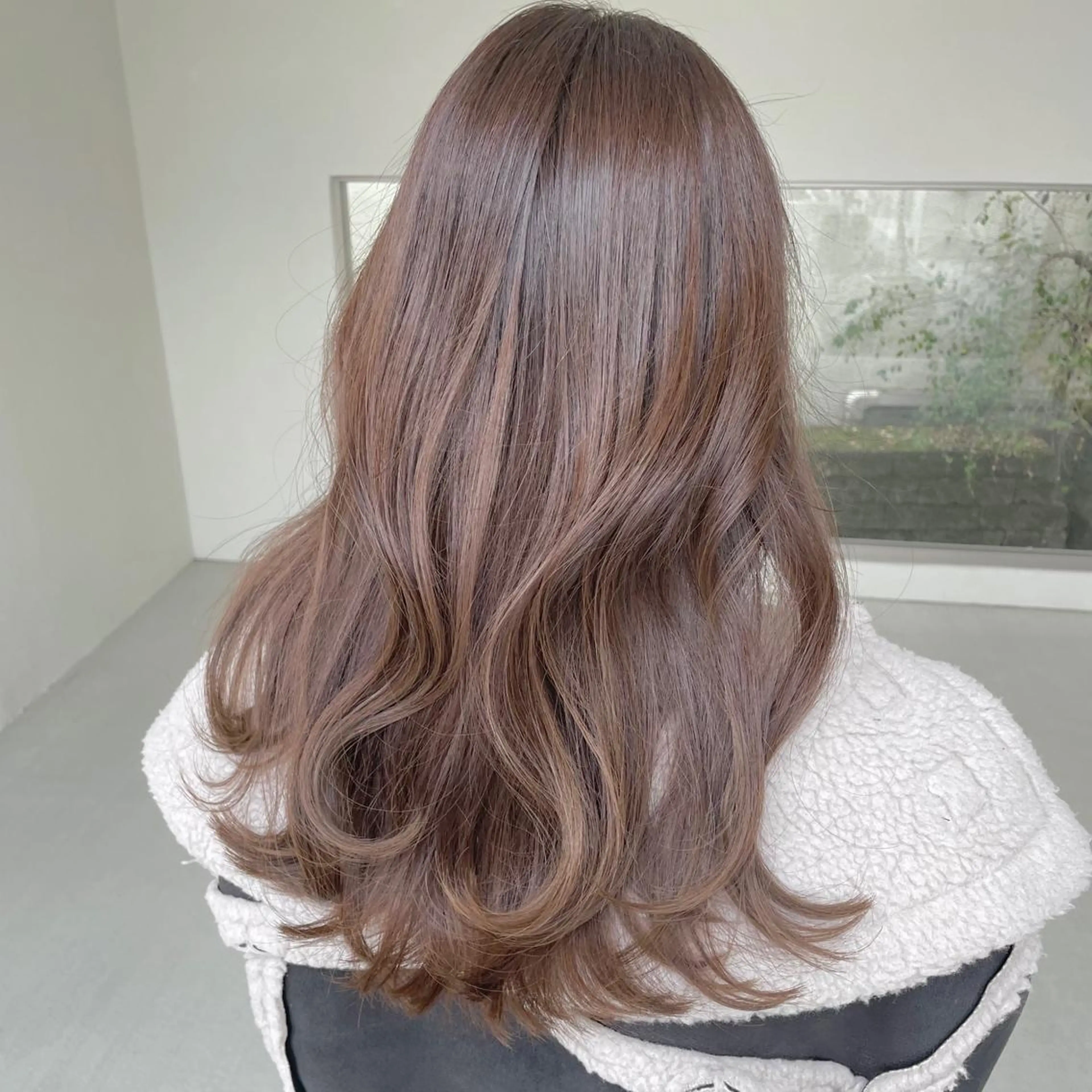 ロング 韓国風ヘア レイヤーカット ムラ修正ブリーチ 山田眞之介のヘアスタイル