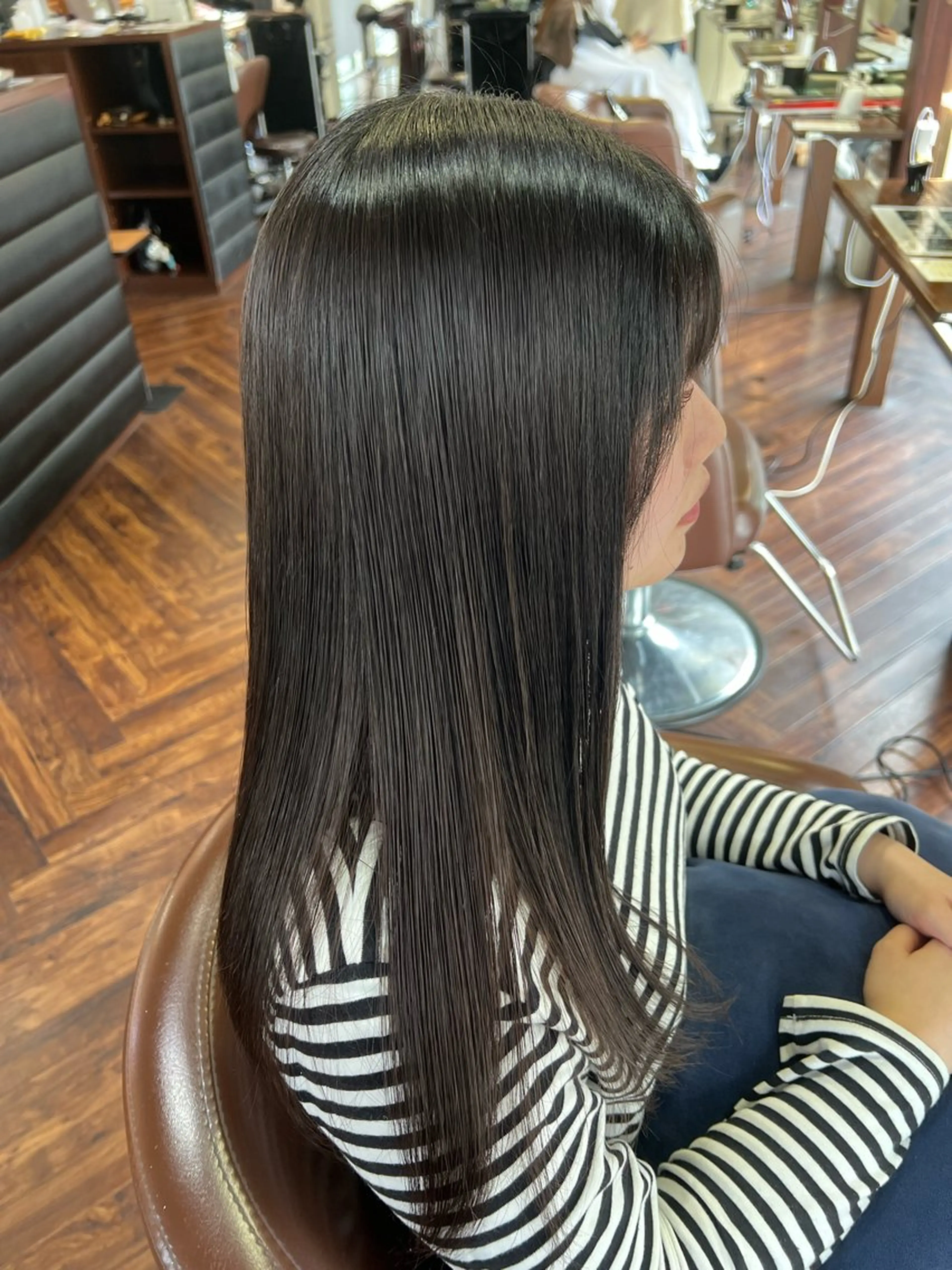 ロング 縮毛矯正 カット 縮毛矯正 トリートメント うる艶髪質改善 🫧天神/今泉🫧のヘアスタイル