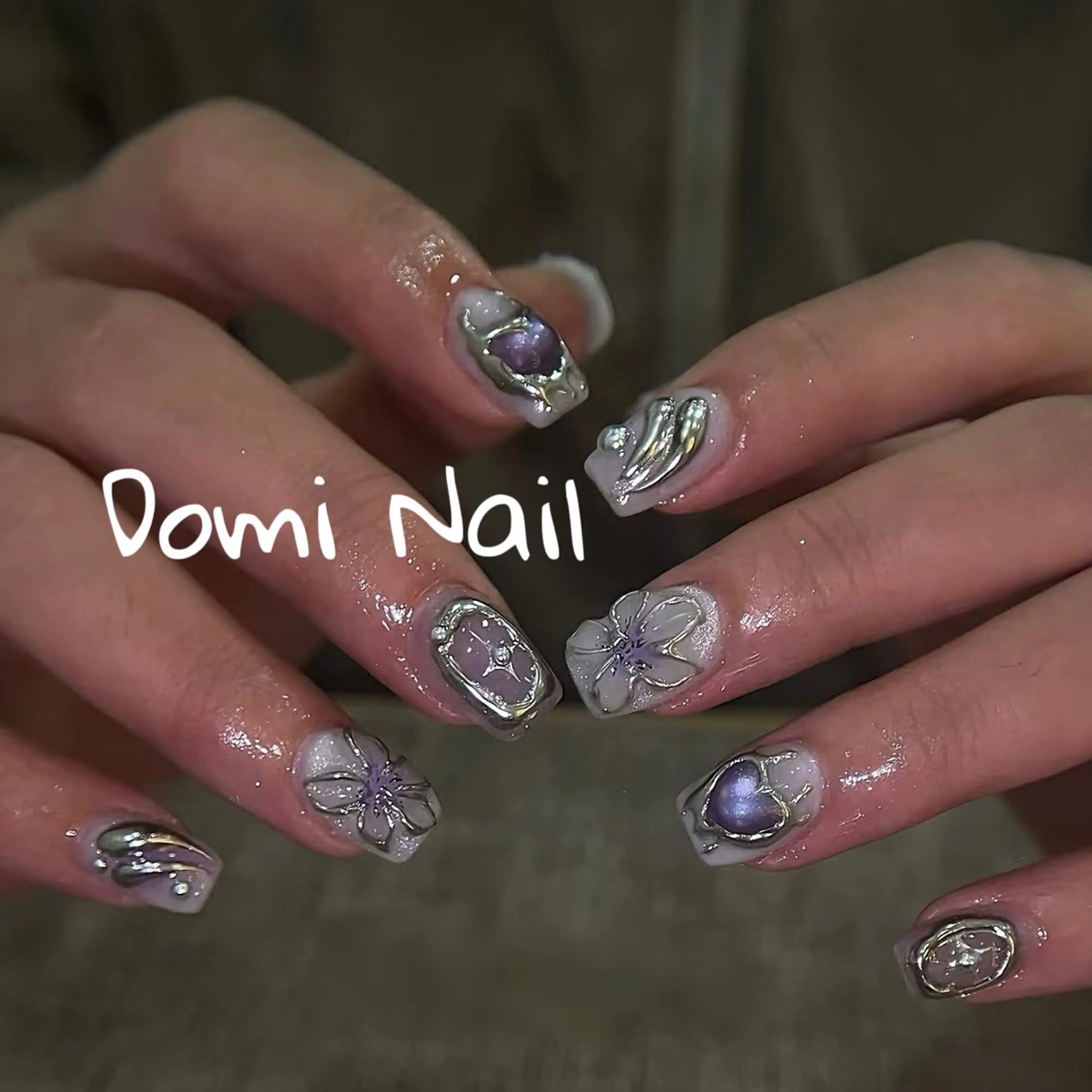 ネイル アートネイル 持ち込み ハンドネイル Domi Nail Salon所属・Domi Nail Salonのネイルデザイン