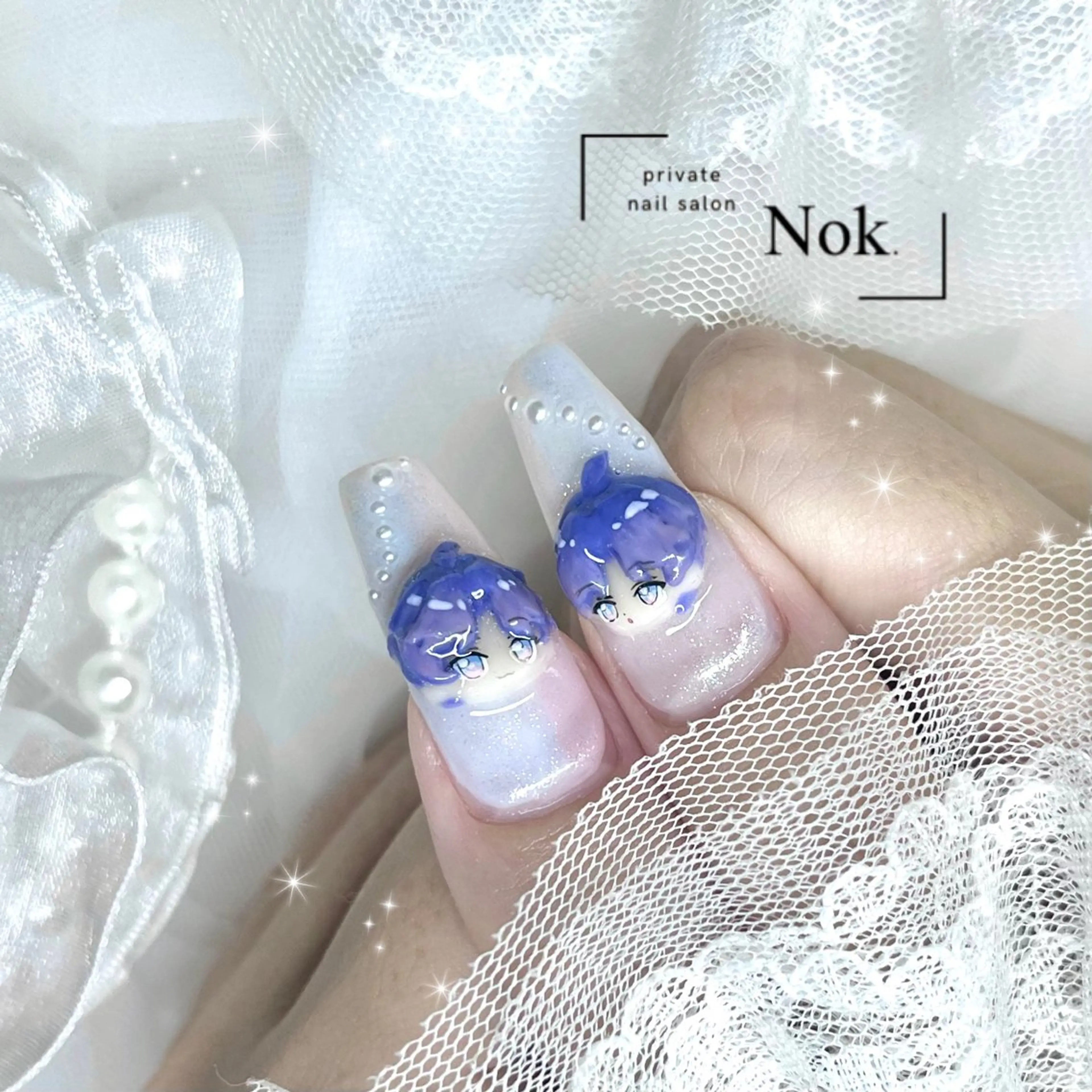 ネイル ハンドネイル 池袋痛ネイル Nok. 渡辺のネイルデザイン