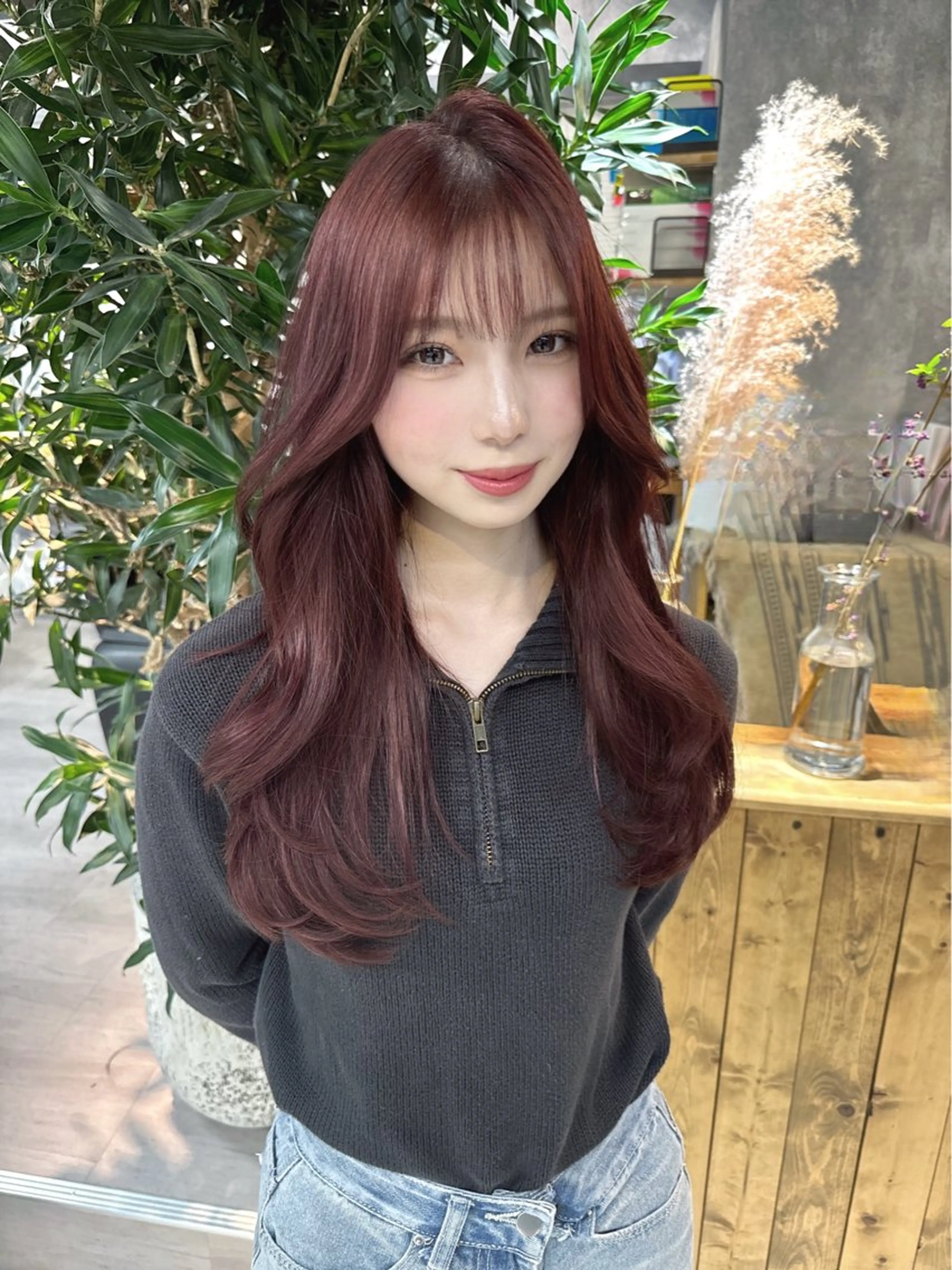 ロング カラー 宮城 ほのかのヘアスタイル