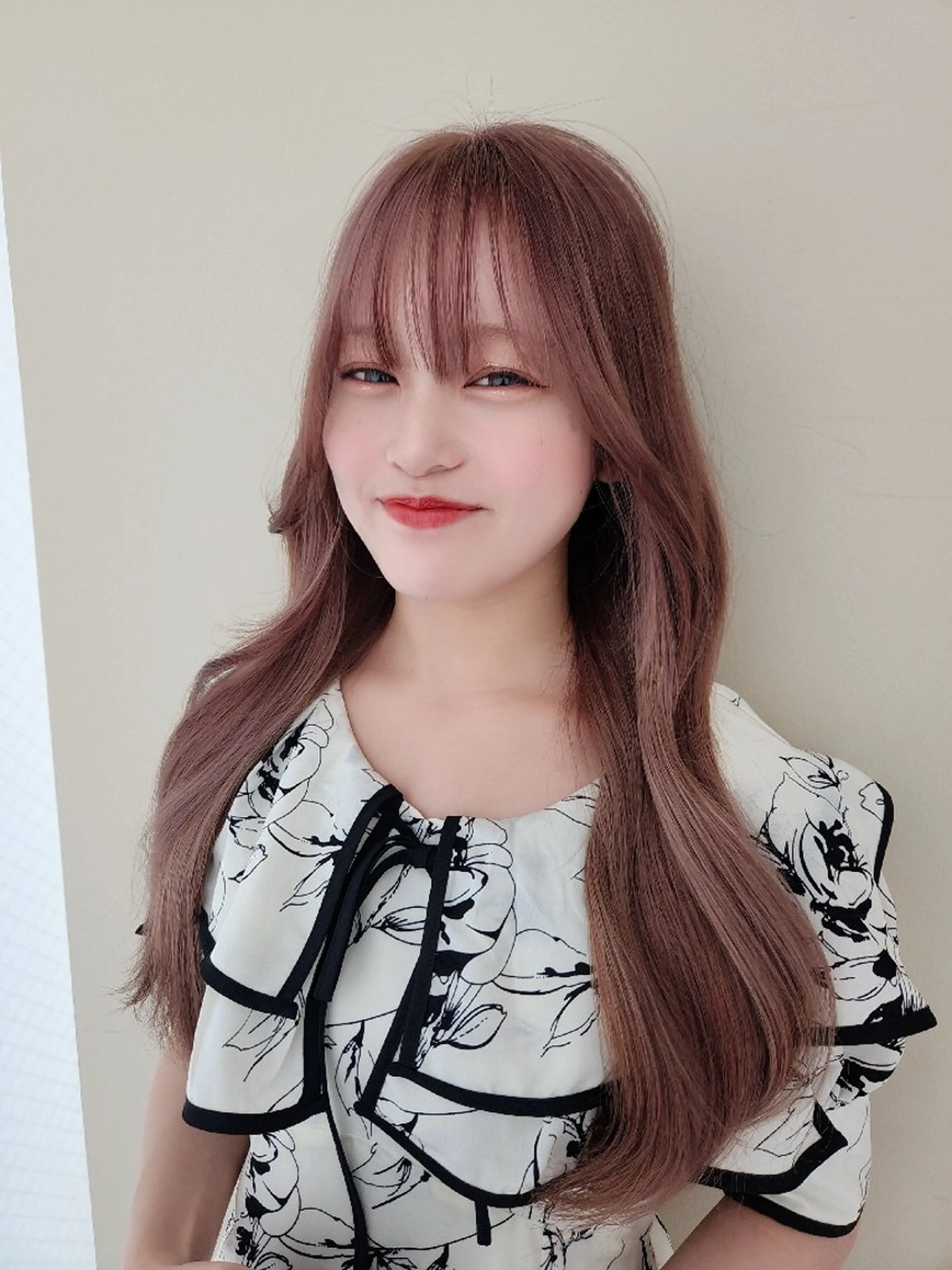 ロング カラー Nanako。/韓国 ヘア/顔周りカットのヘアスタイル