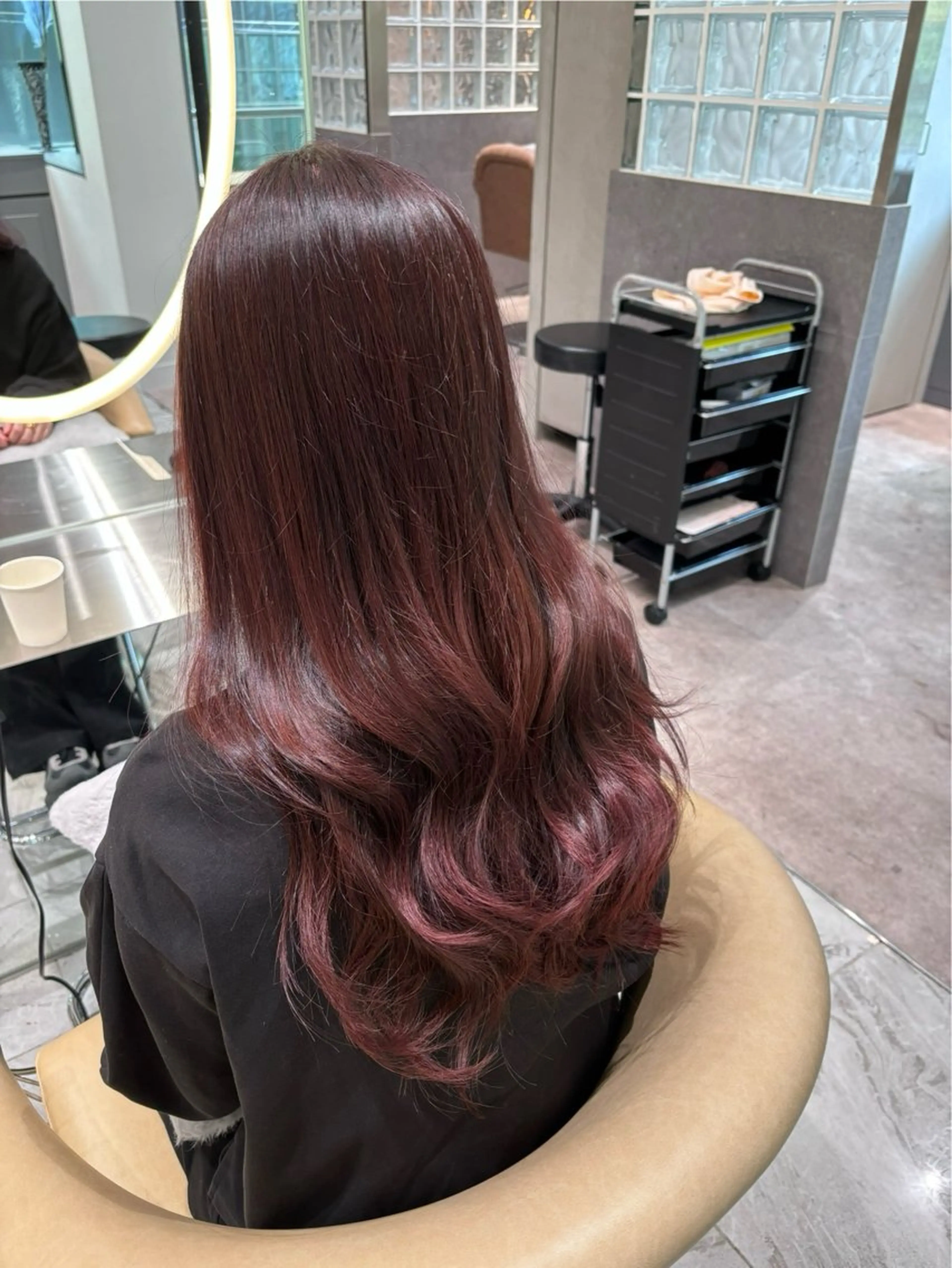 【低ダメージ🧚🏻♀️】♪髪質改善生カラー♪+髪質改善3Stepトリートメントの写真