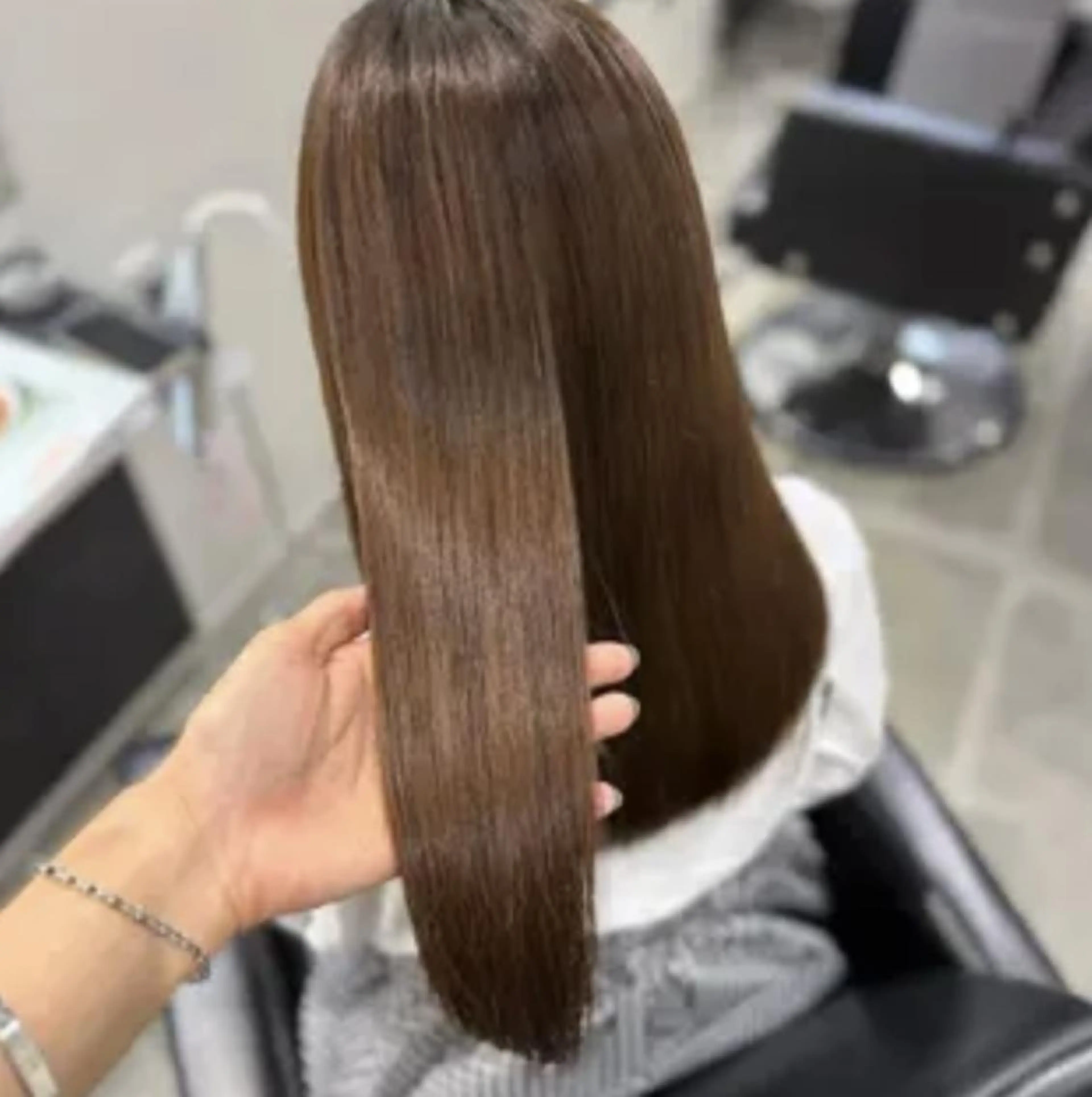 セミロング パーマ 縮毛矯正 カット ヘアカラー 縮毛矯正 縮毛矯正リピート90 %超/髪質改善/井口のヘアスタイル