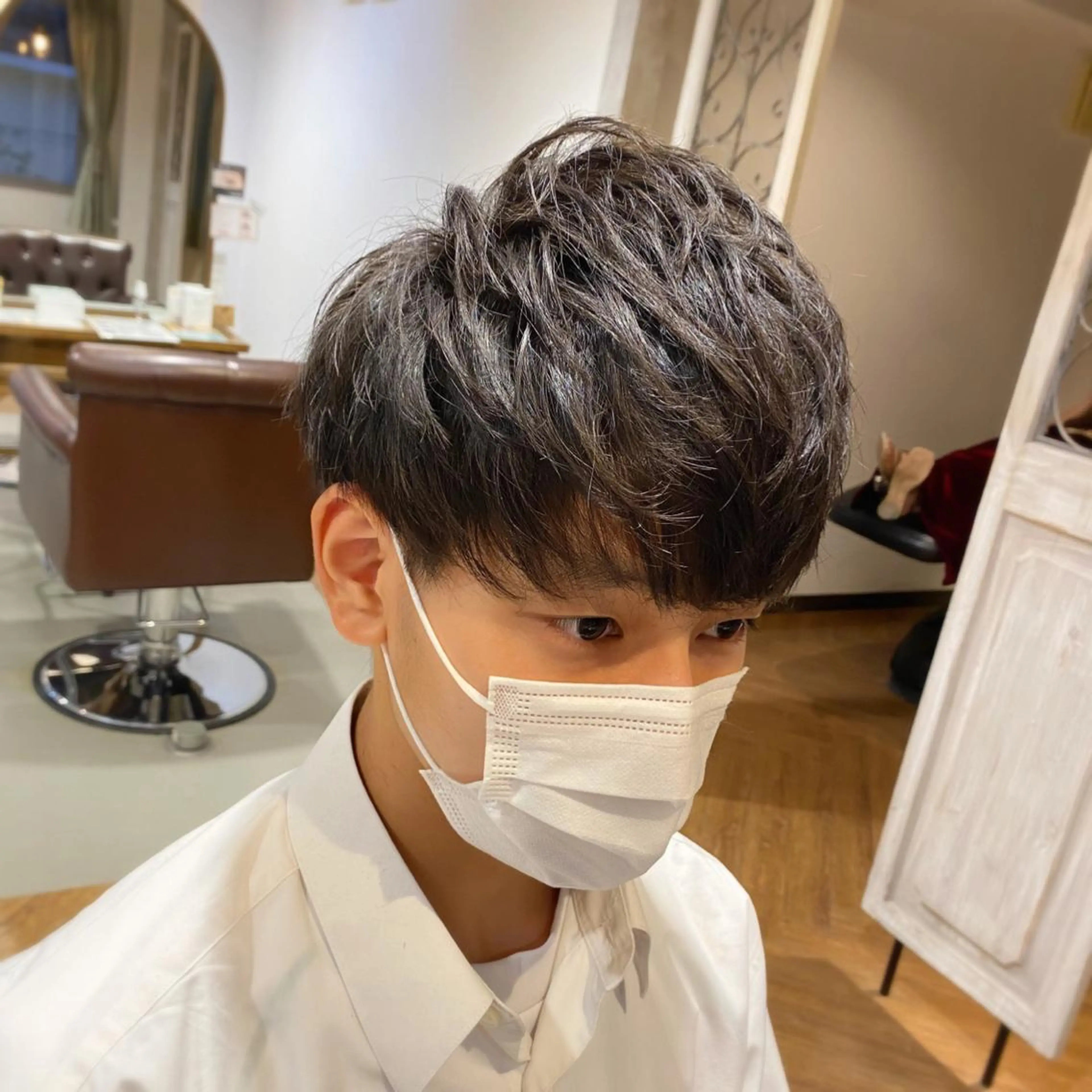 ショート メンズ メンズパーマ 西條真治のヘアスタイル