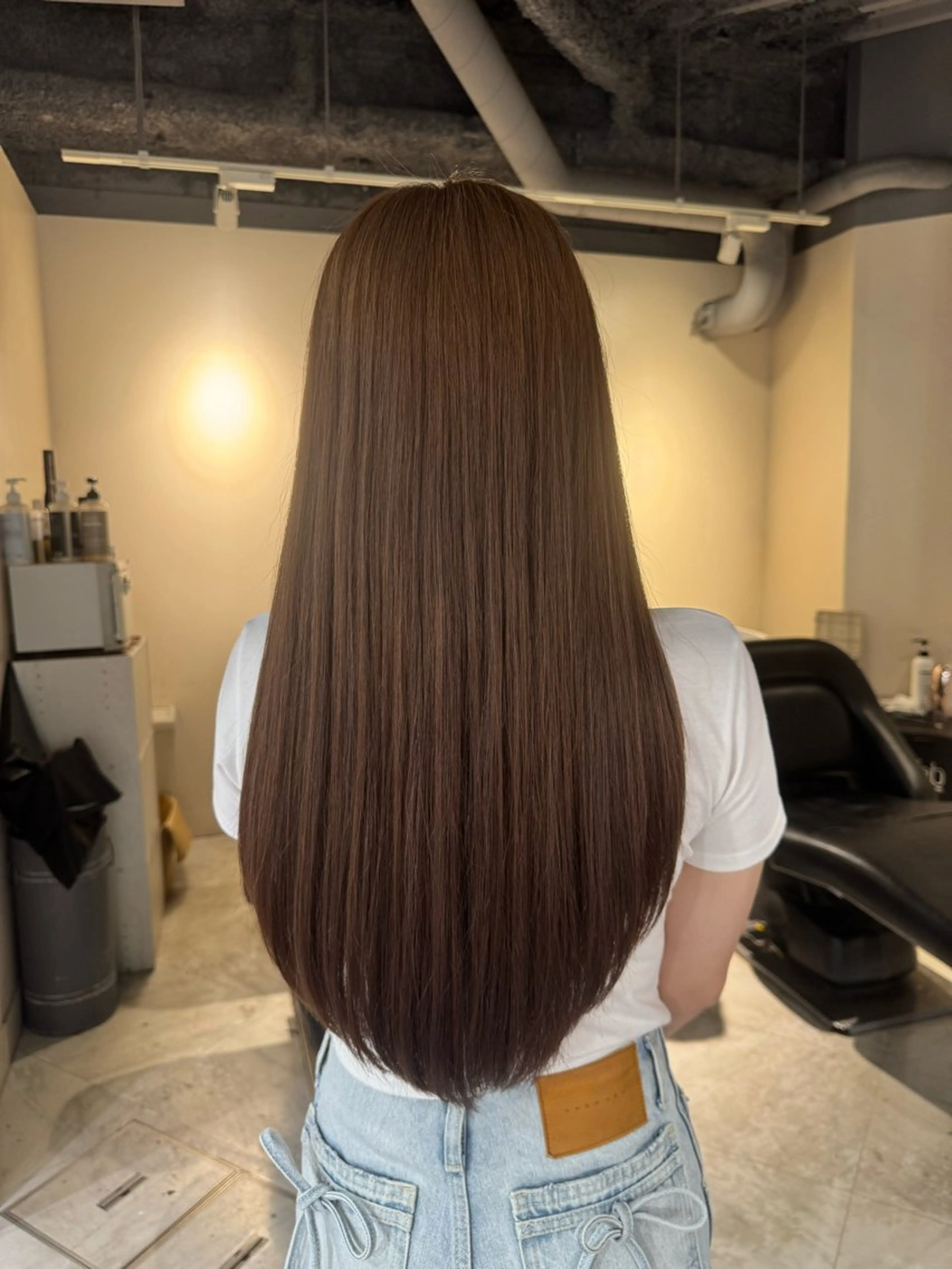 ロング カラー ベージュカラー ブリーチ ブリーチなしカラー ヘアカラー 🩷Sakura🎀 ブリーチモデル募集のヘアスタイル