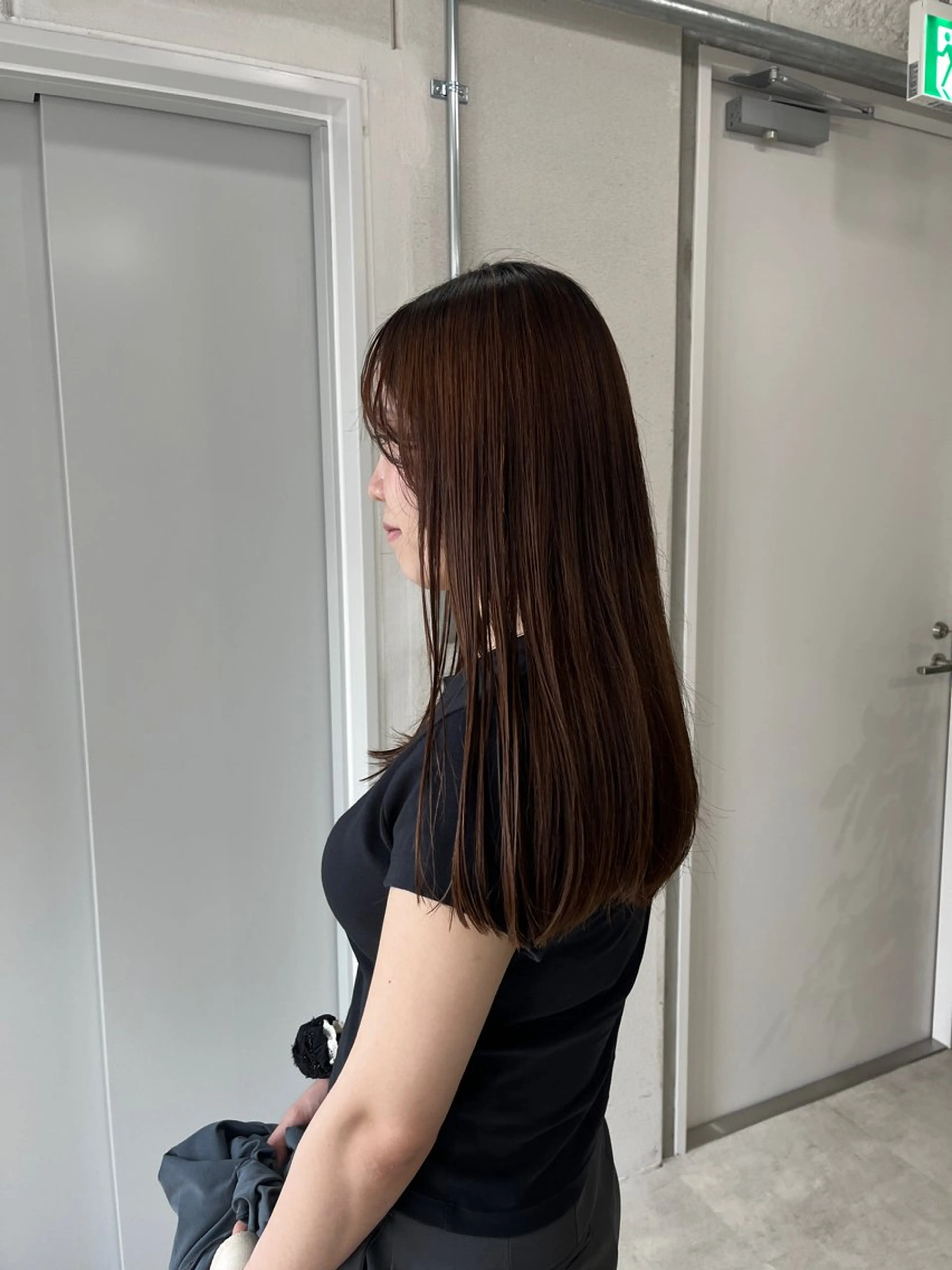 ロング 縮毛矯正 髪質改善/美髪 透明感/nanakoのヘアスタイル