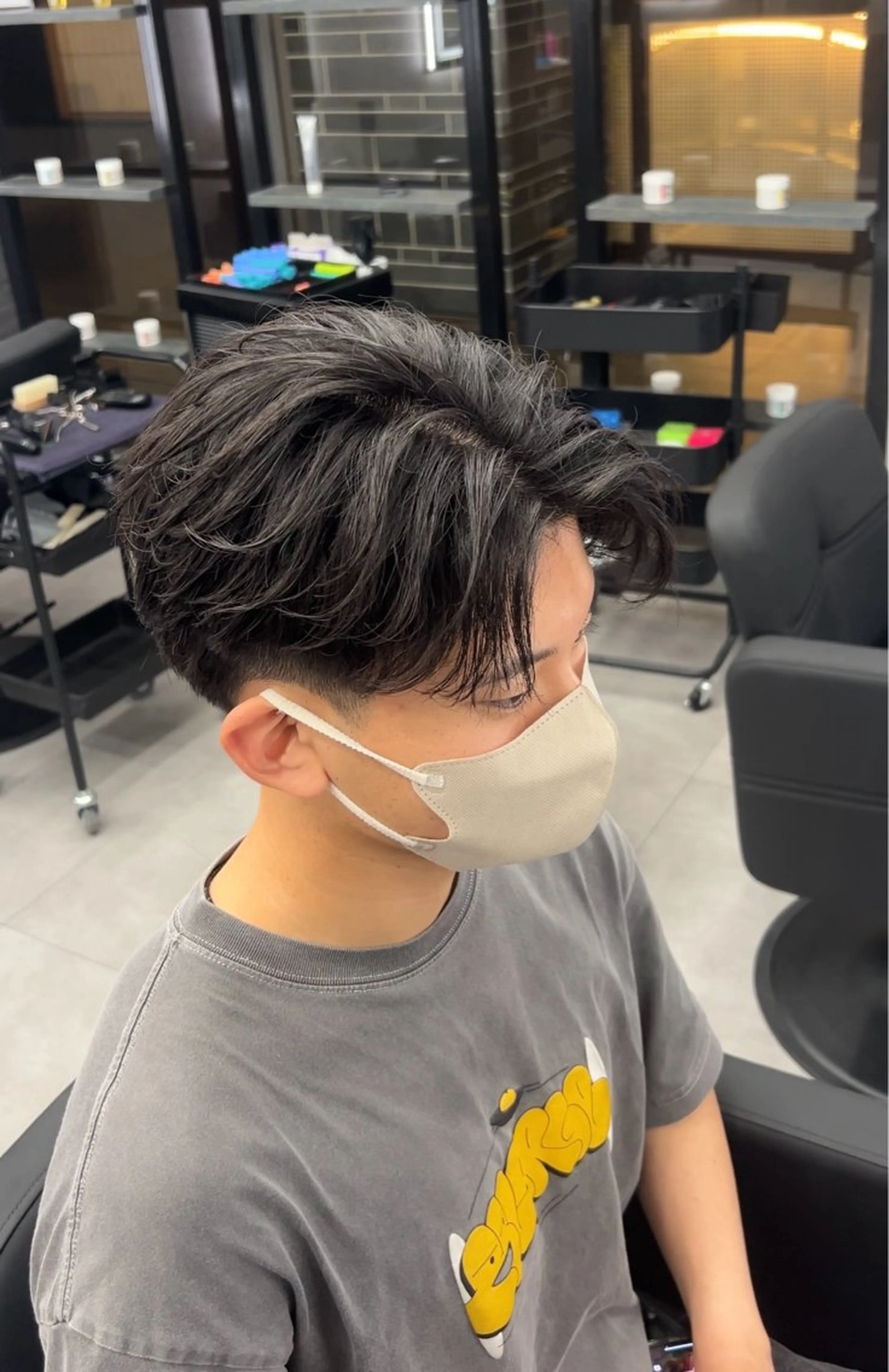 パーマ メンズ カット パーマ 【札幌メンズ特化】 つばさ🔥のヘアスタイル