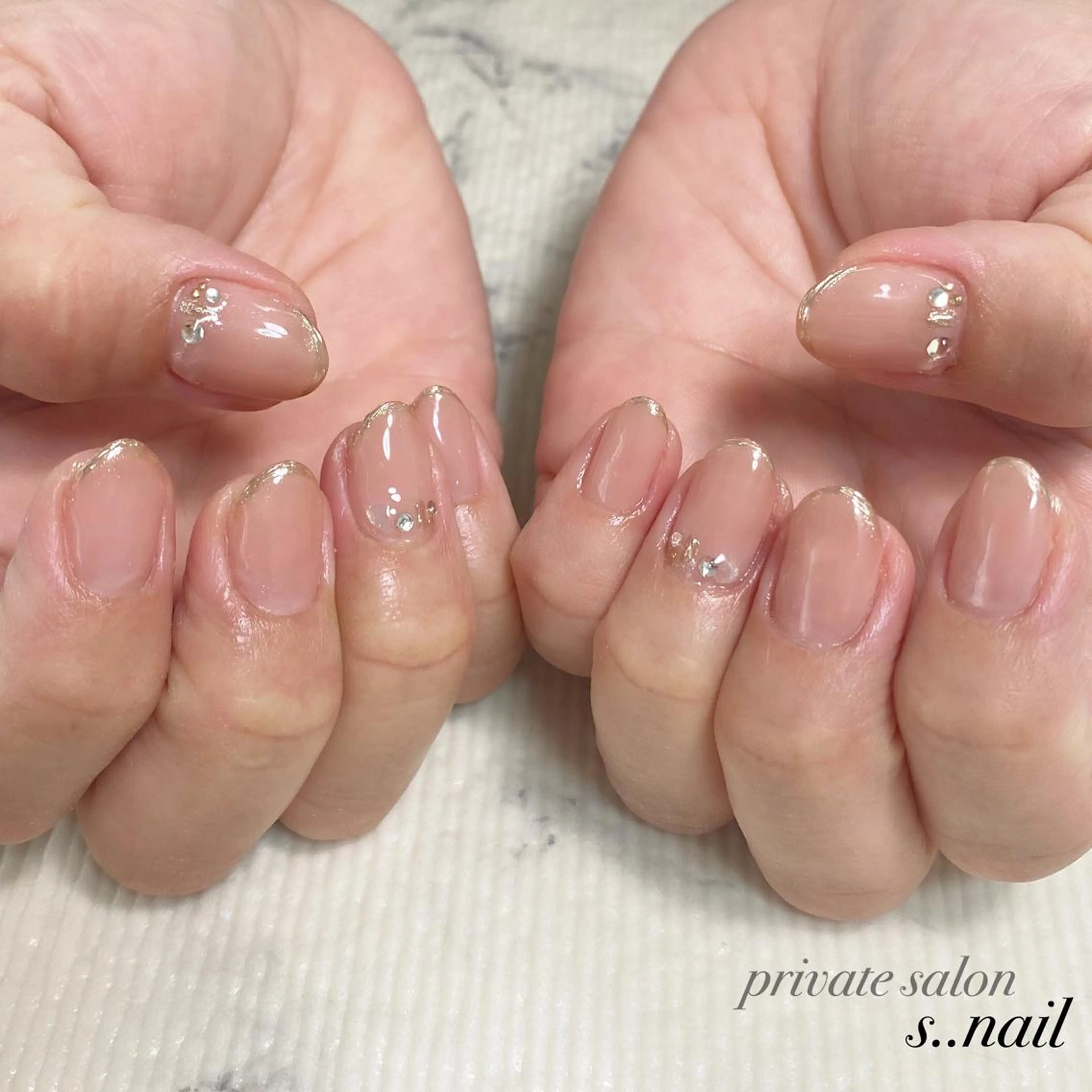 ネイル シンプルネイル ハンドネイル フットネイル s..nail / MORITAのネイルデザイン