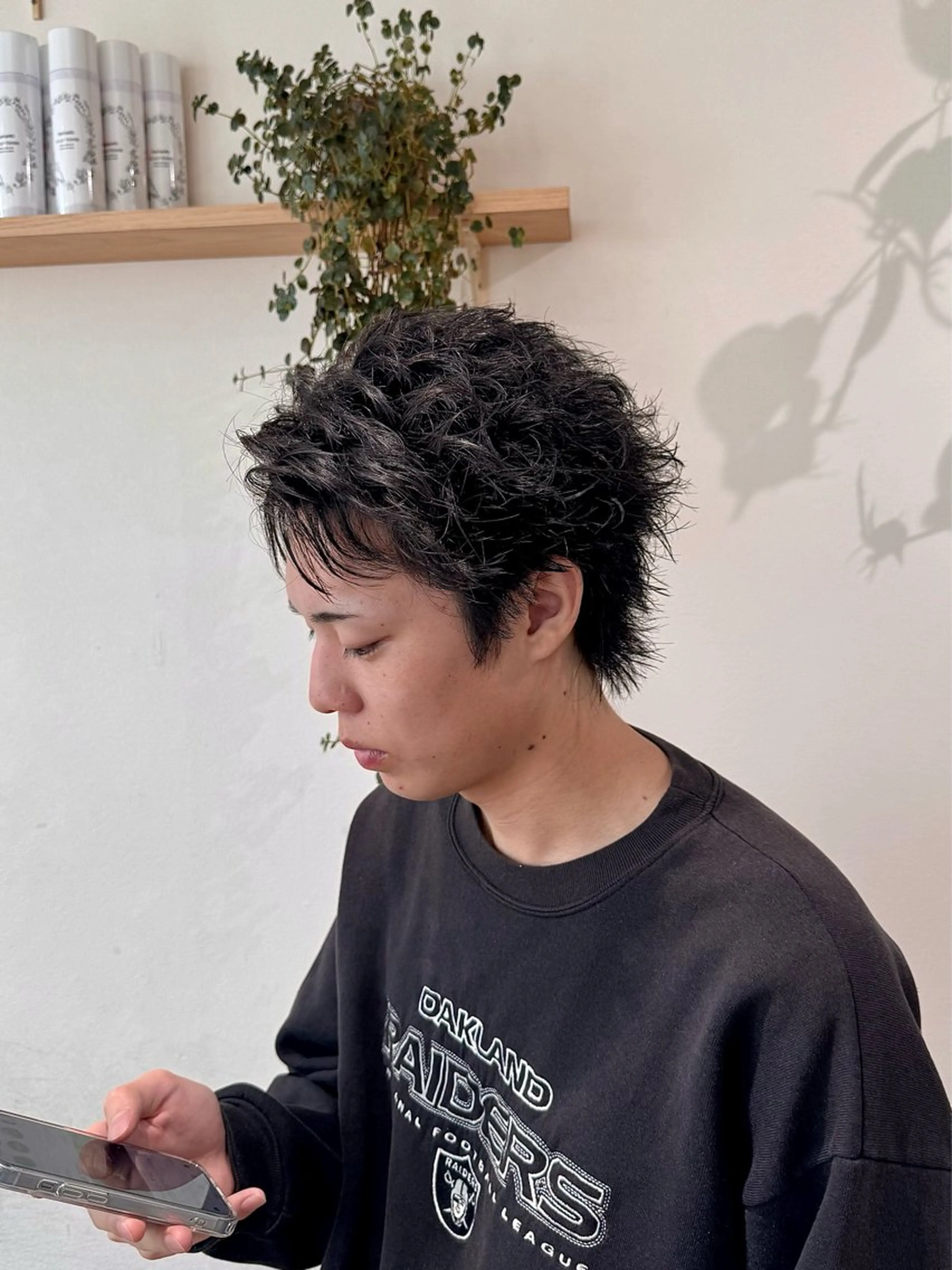 メンズ センターパート マッシュ スパイキーショート メンズウルフカット ウルフカット カット 𝙎𝙚𝙞𝙧𝙖 ☆カット/パーマのヘアスタイル