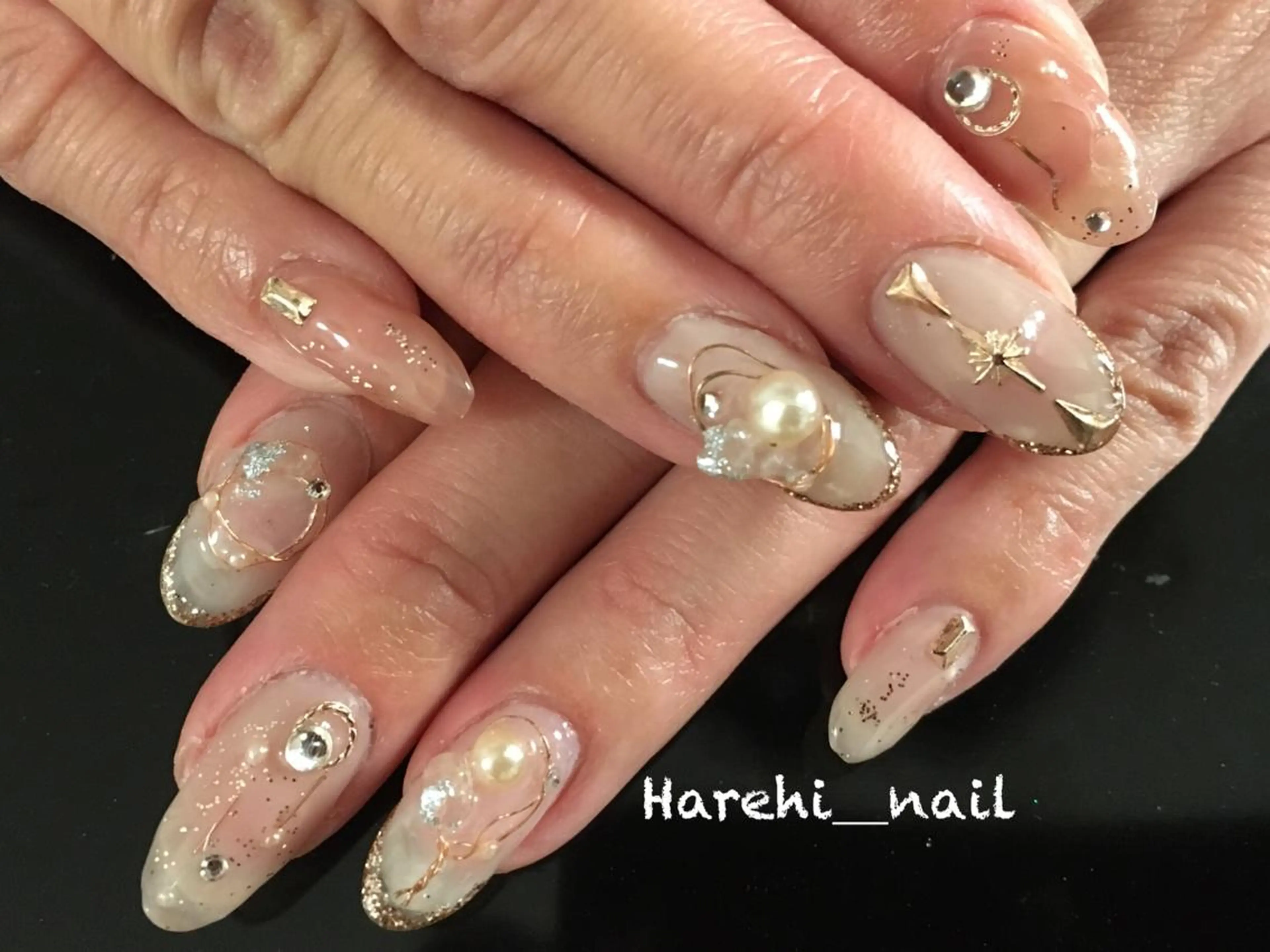 ネイル ニュアンスネイル Harehi_ nailのネイルデザイン