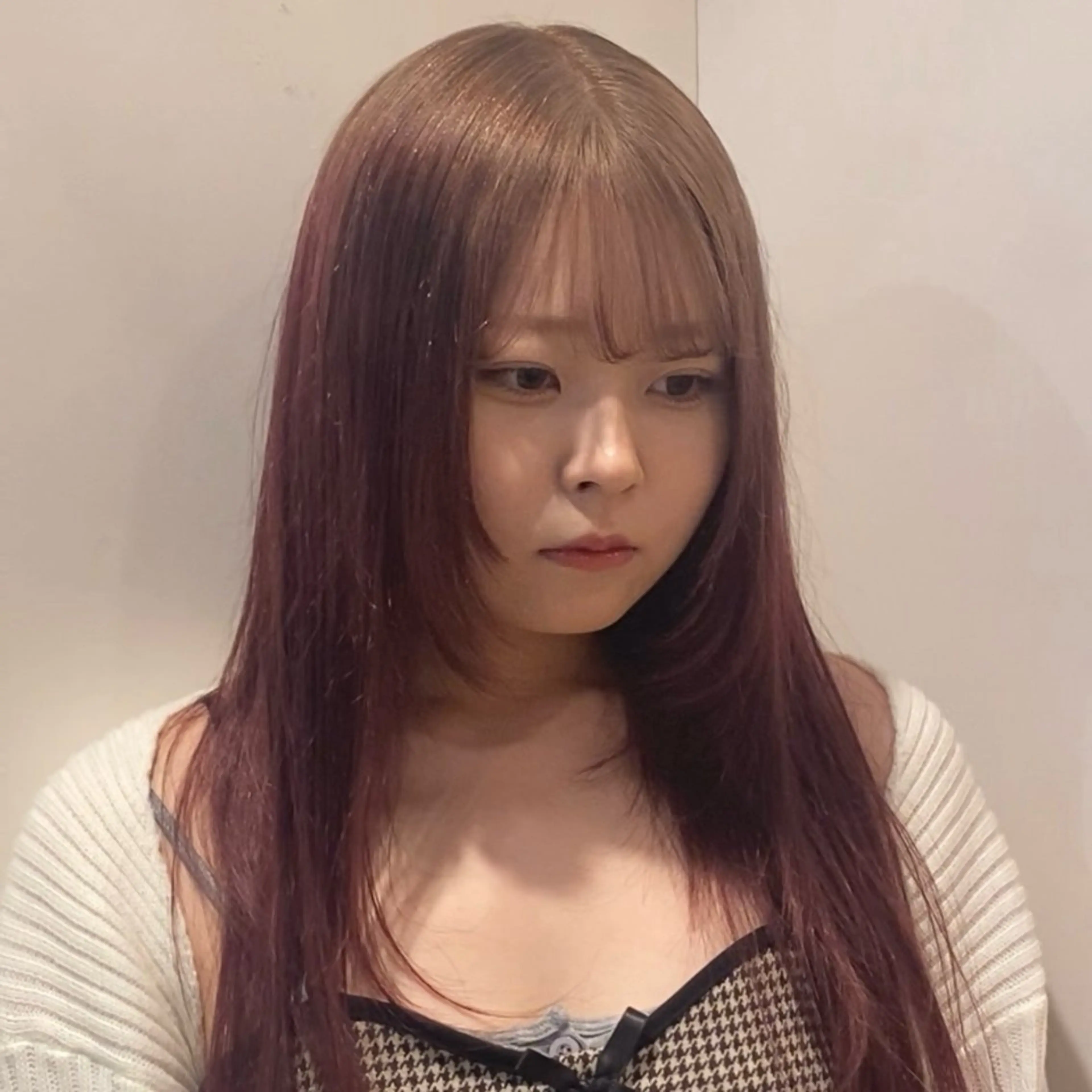 ロング カラー デザインカラー ヘアカラー トリートメント hair salon 束sok所属・ナホ/ハイトーン/ ブリーチ/ヘッドスパのヘアスタイル