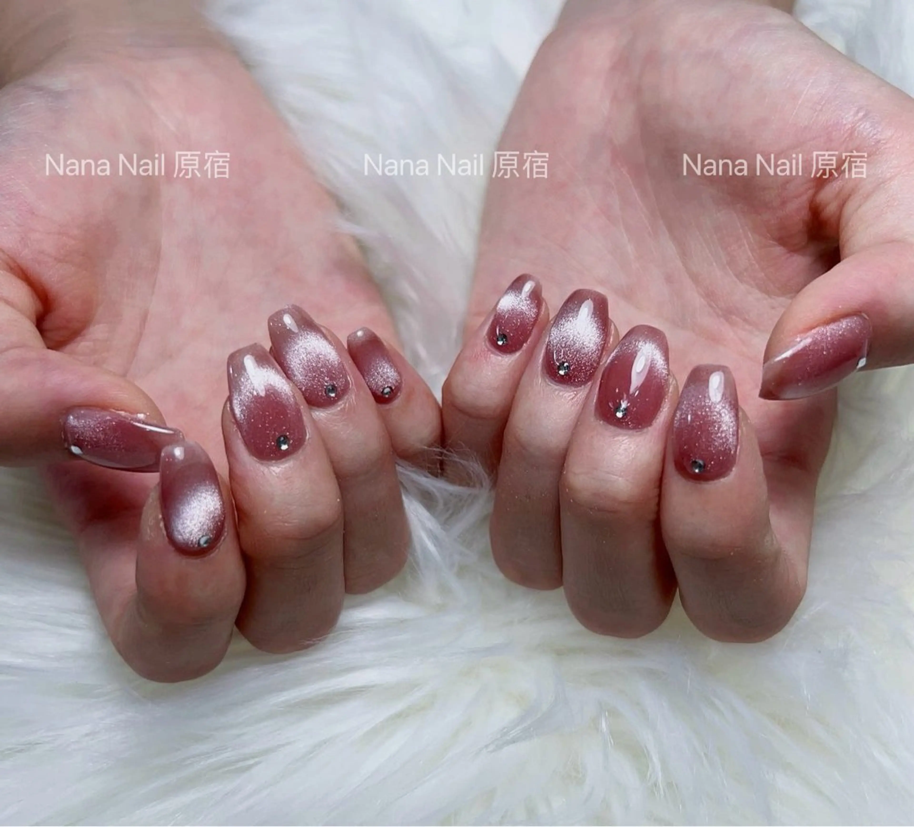 ネイル マグネットネイル ハンドネイル Unicorn Nail原宿表参道のネイルデザイン