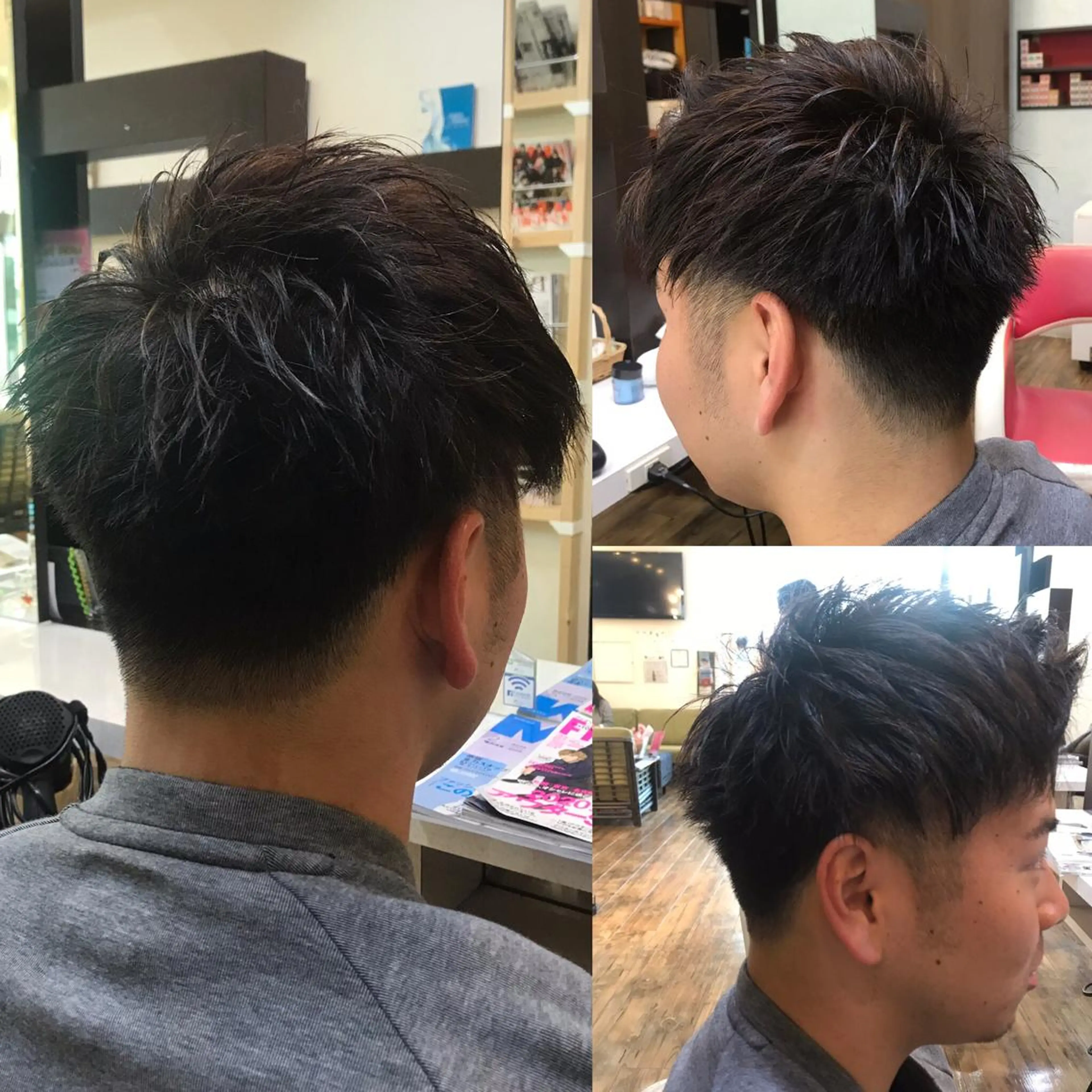 ショート メンズ モヒカン カット 赤羽、髪質改善サロン 吉野リョウスケのヘアスタイル