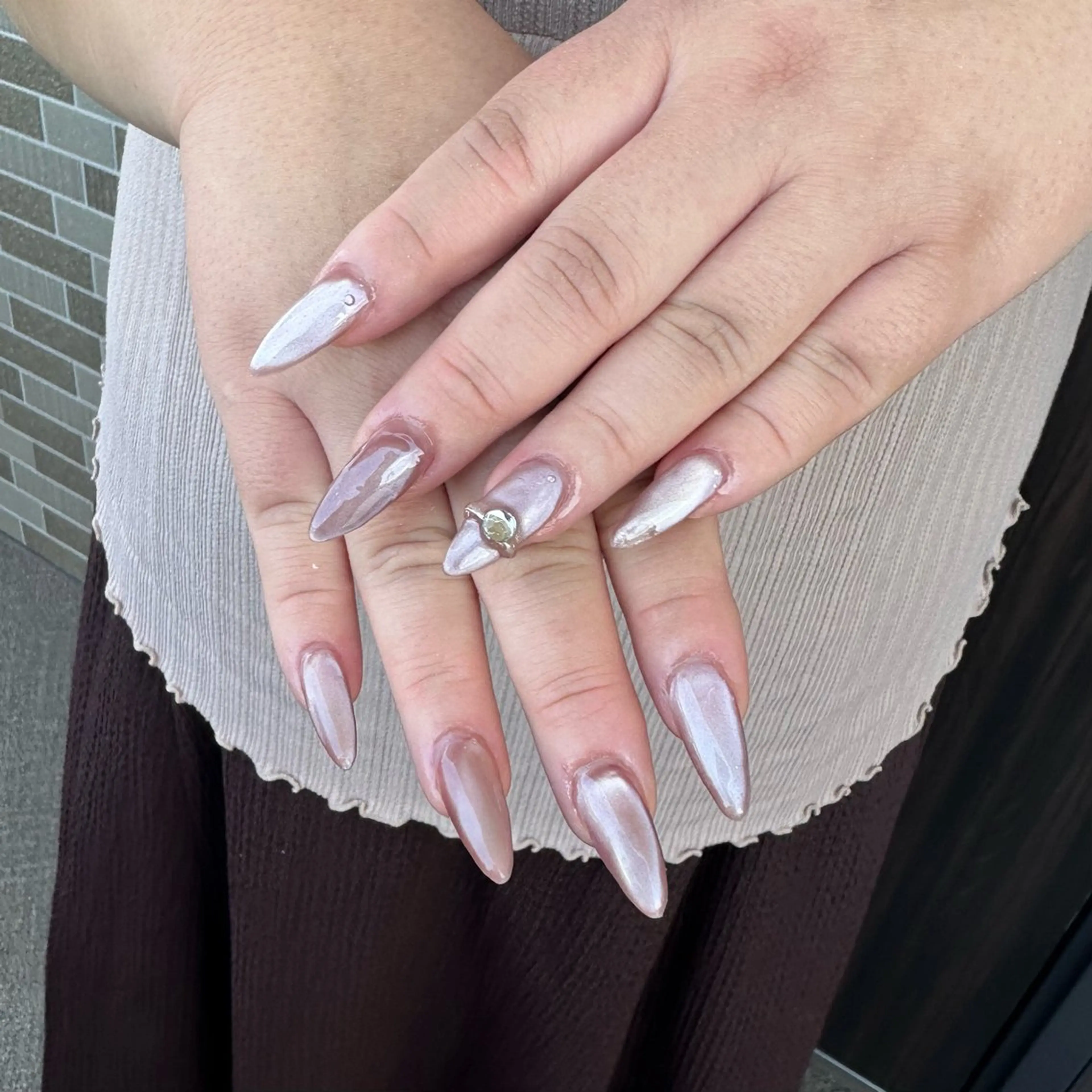 長さだし10本ワンカラー(2色まで可)パーツ2つ付きの写真