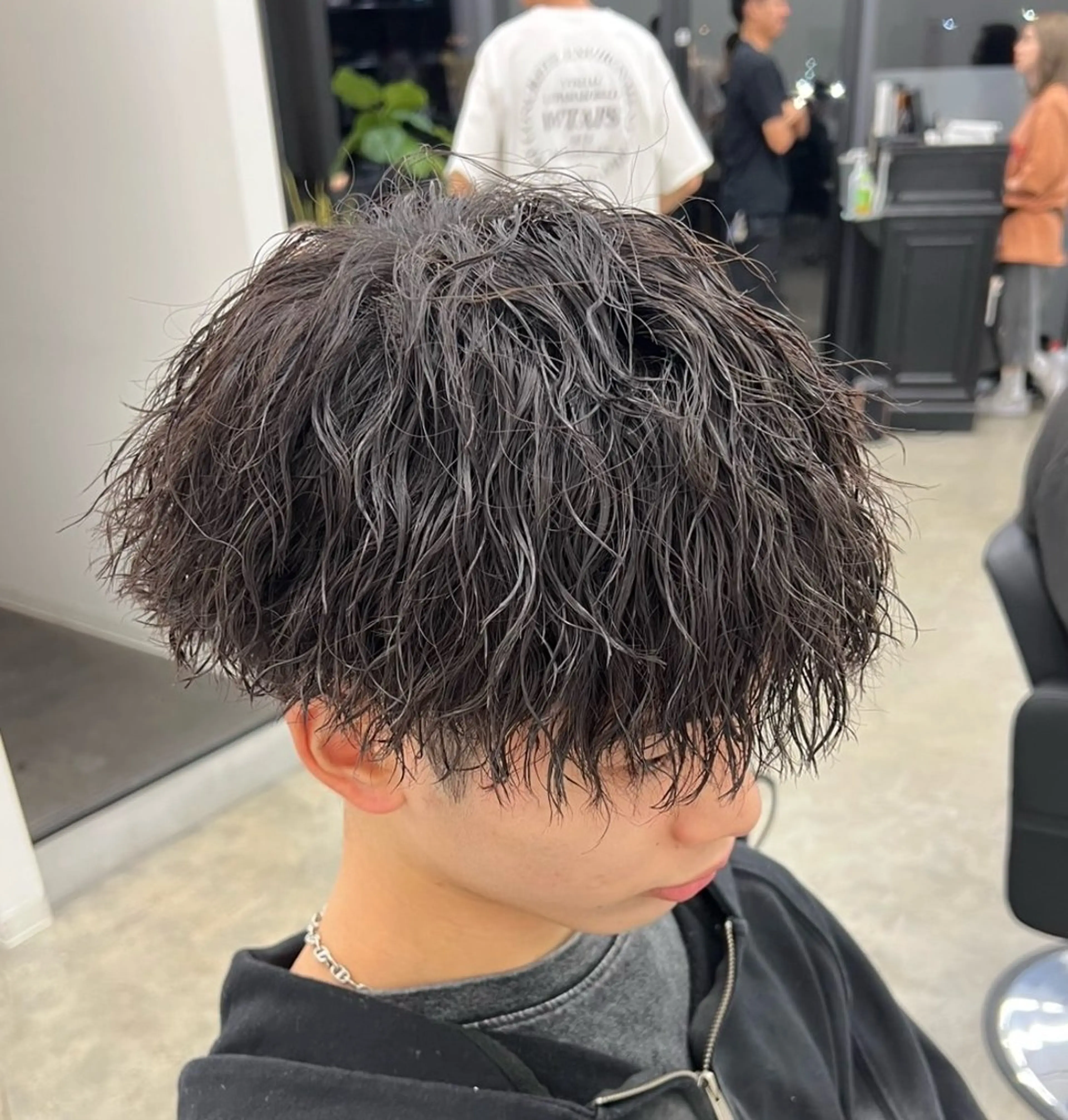 ショート カット パーマ メンズ特化美容師 /真家雅樹🔥のヘアスタイル