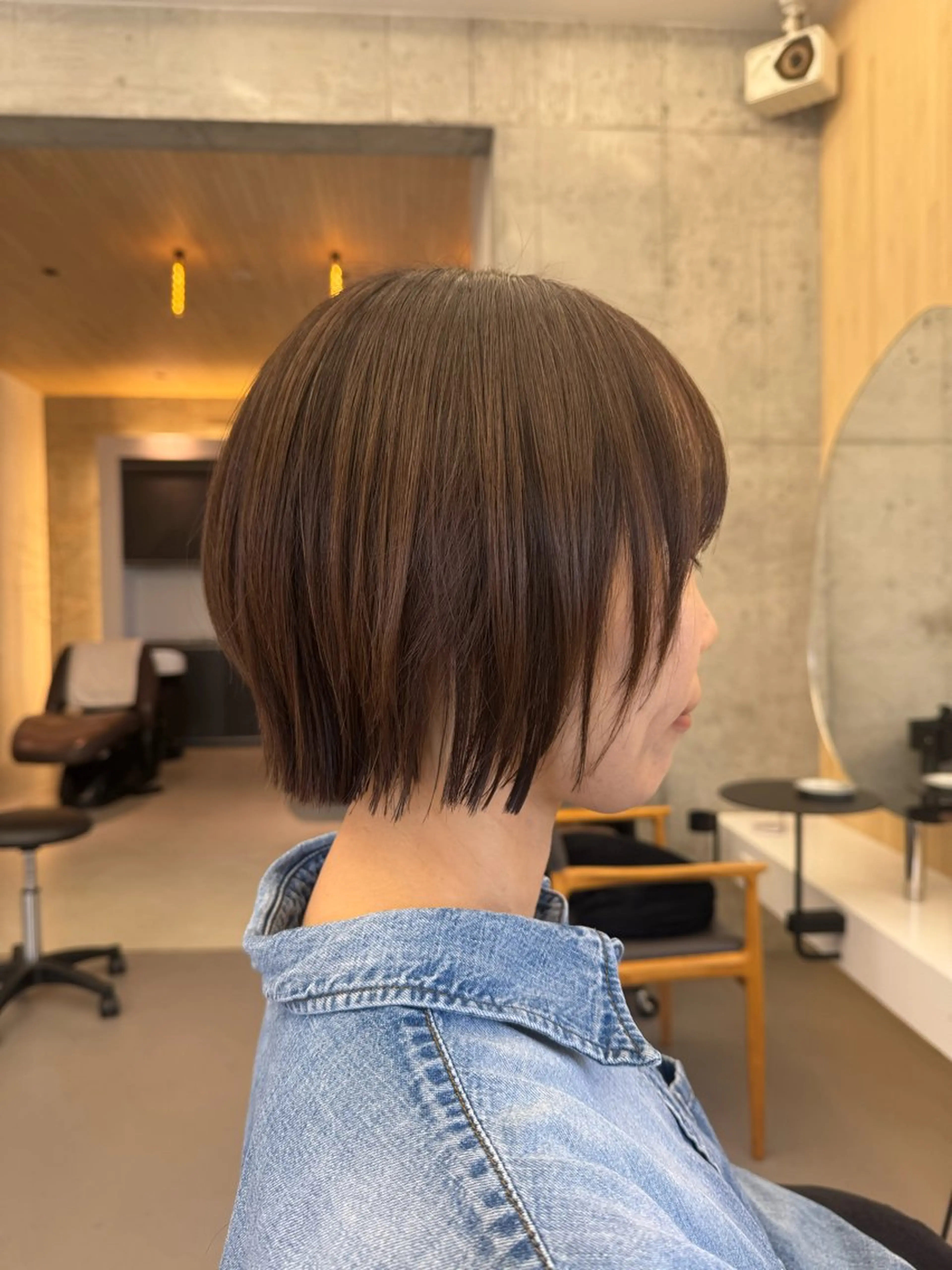 ショート カラー ボブレイヤー ボブ レイヤーカット カット ヘアカラー トリートメント 【髪質改善】 kasumi🌷🌷のヘアスタイル