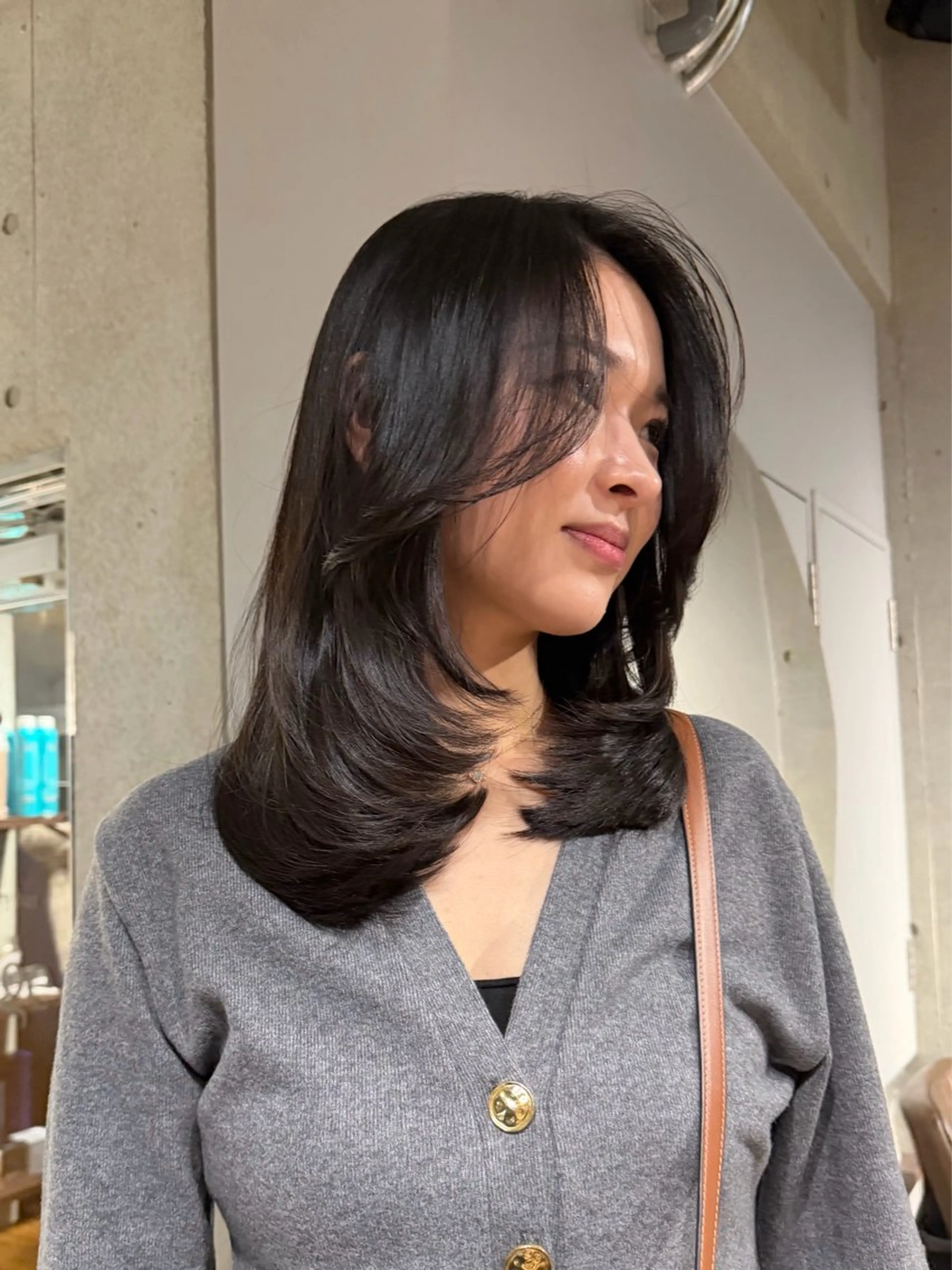 🌞期間限定特別クーポン限定🌞小顔カット＋透明感カラー＋クイックトリートメント￥10000の写真