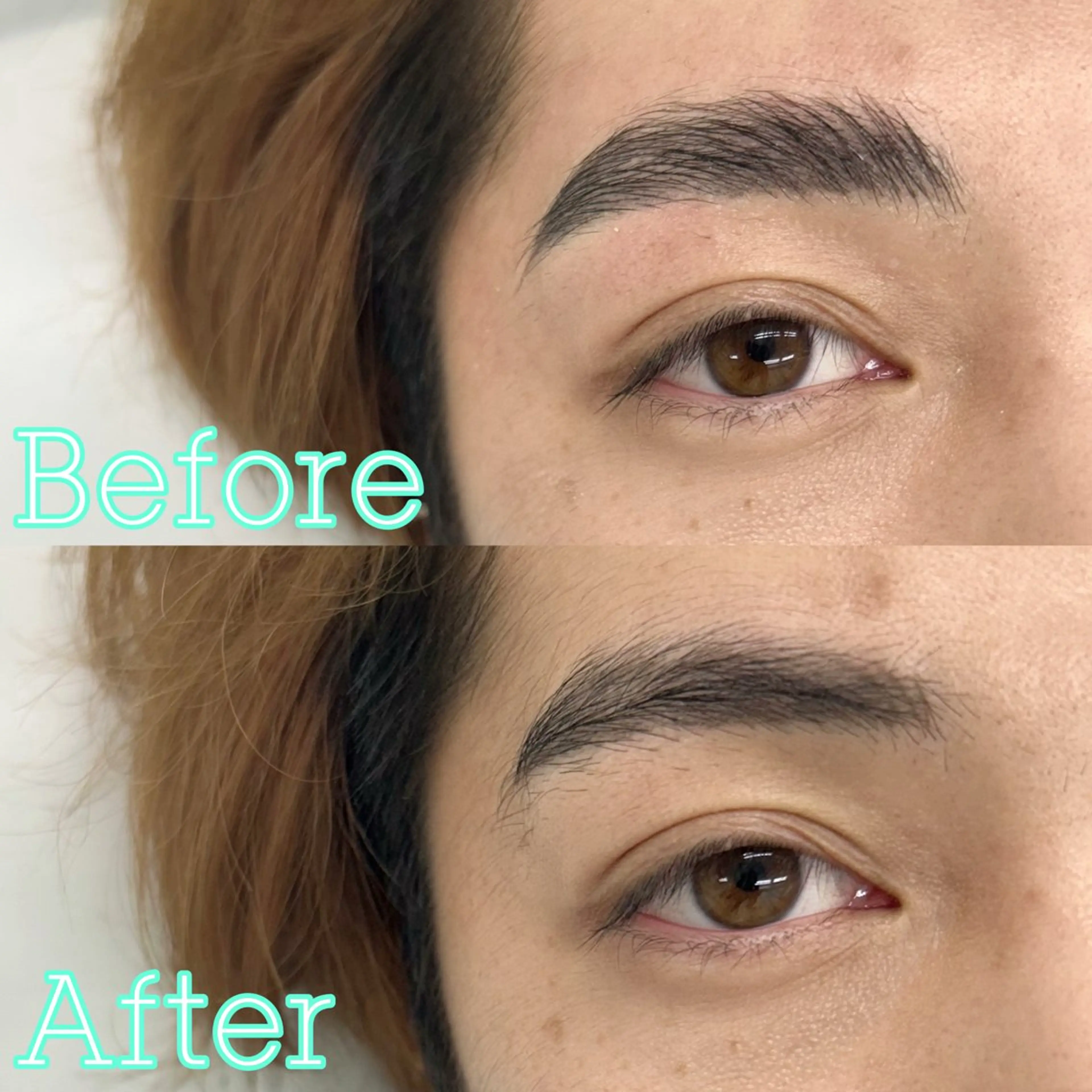 アイブロウ メンズアイブロウ 歯のホワイトニング専門店 MIGAQ 京都四条大宮店所属・佐藤 未来の眉毛・アイブロウイメージ