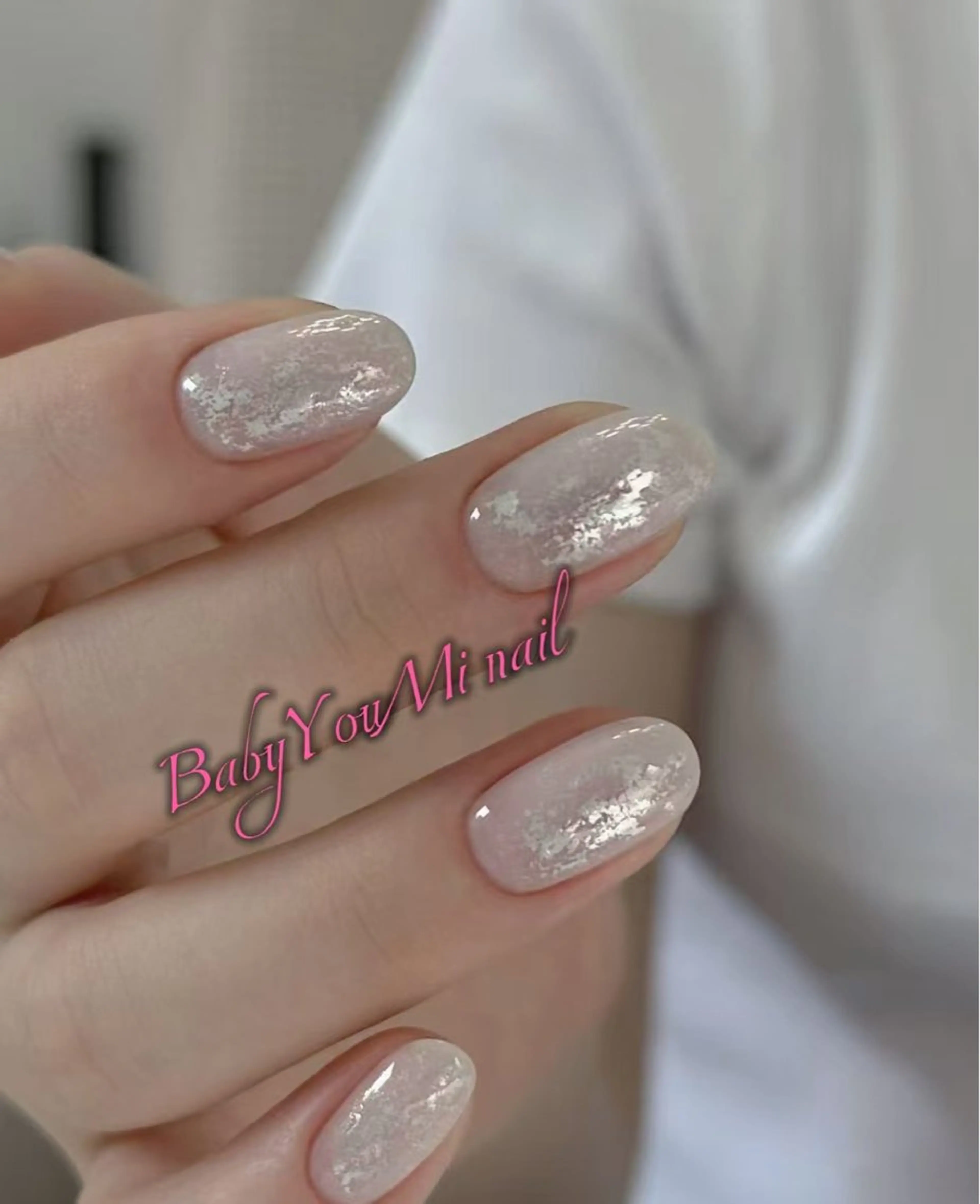 ネイル オーロラネイル フラワーネイル フットネイル フレンチネイル ジェルネイル ハンドネイル BabyYouMi ねねのネイルデザイン