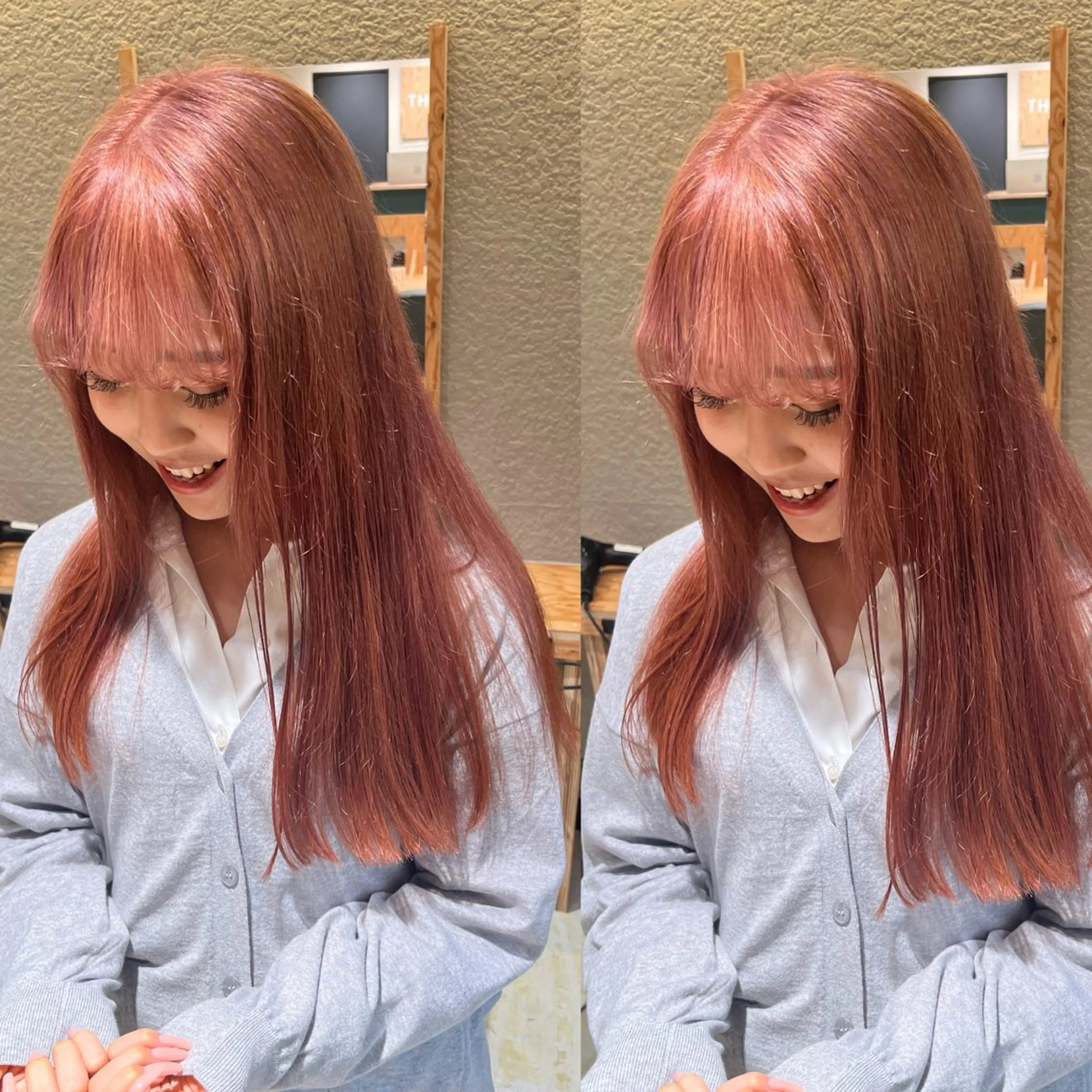 セミロング ハイライト ヘアカラー トリートメント 🏅EIGHT難波/ 【店長】タモツのヘアスタイル