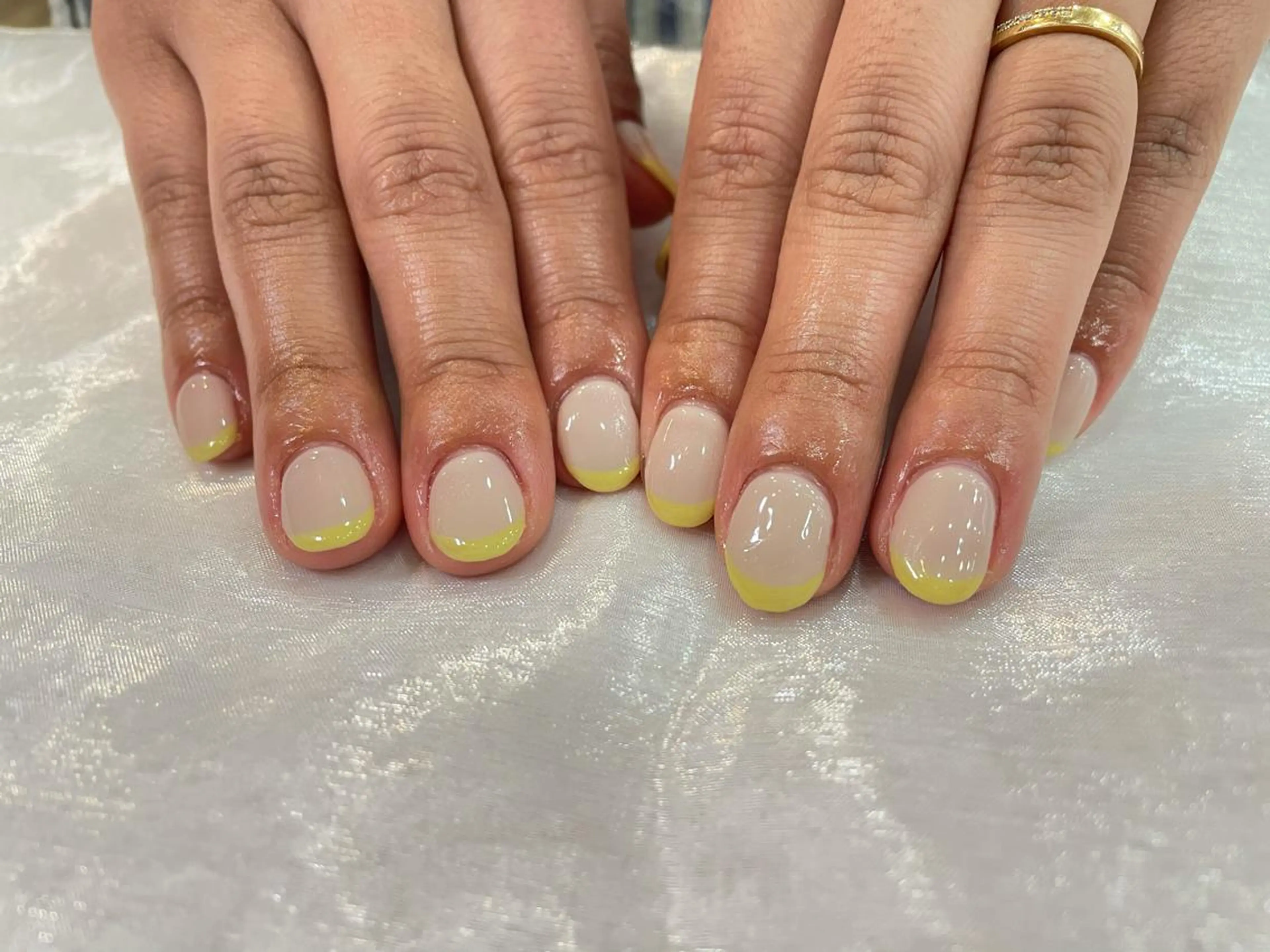 ネイル ハンドネイル ハンドケア R'well所属・はばすみれ🎀ﾈｲﾙ 光ﾌｪｲｼｬﾙ ﾍｱのネイルデザイン