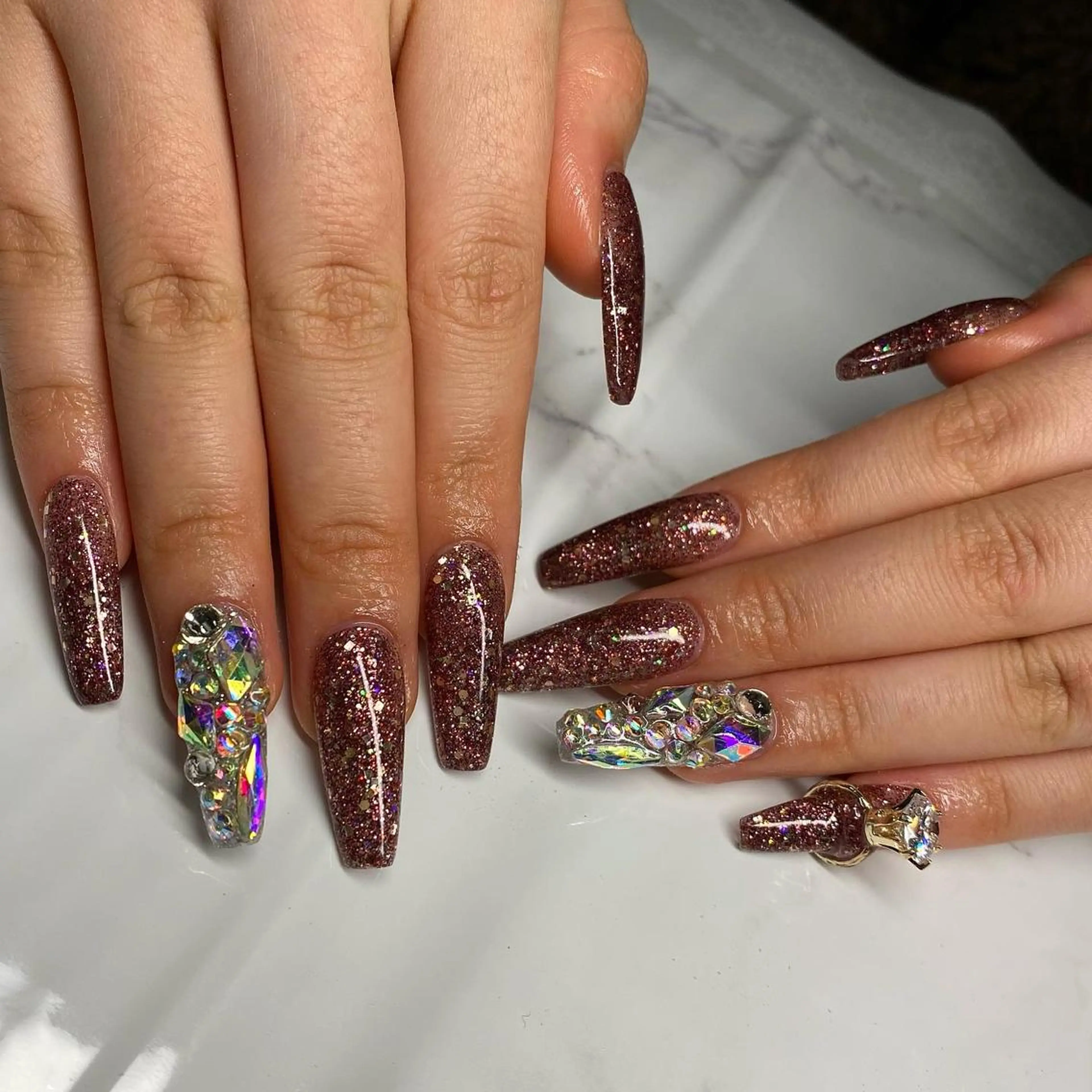 ロング ネイル nail salon azuのネイルデザイン