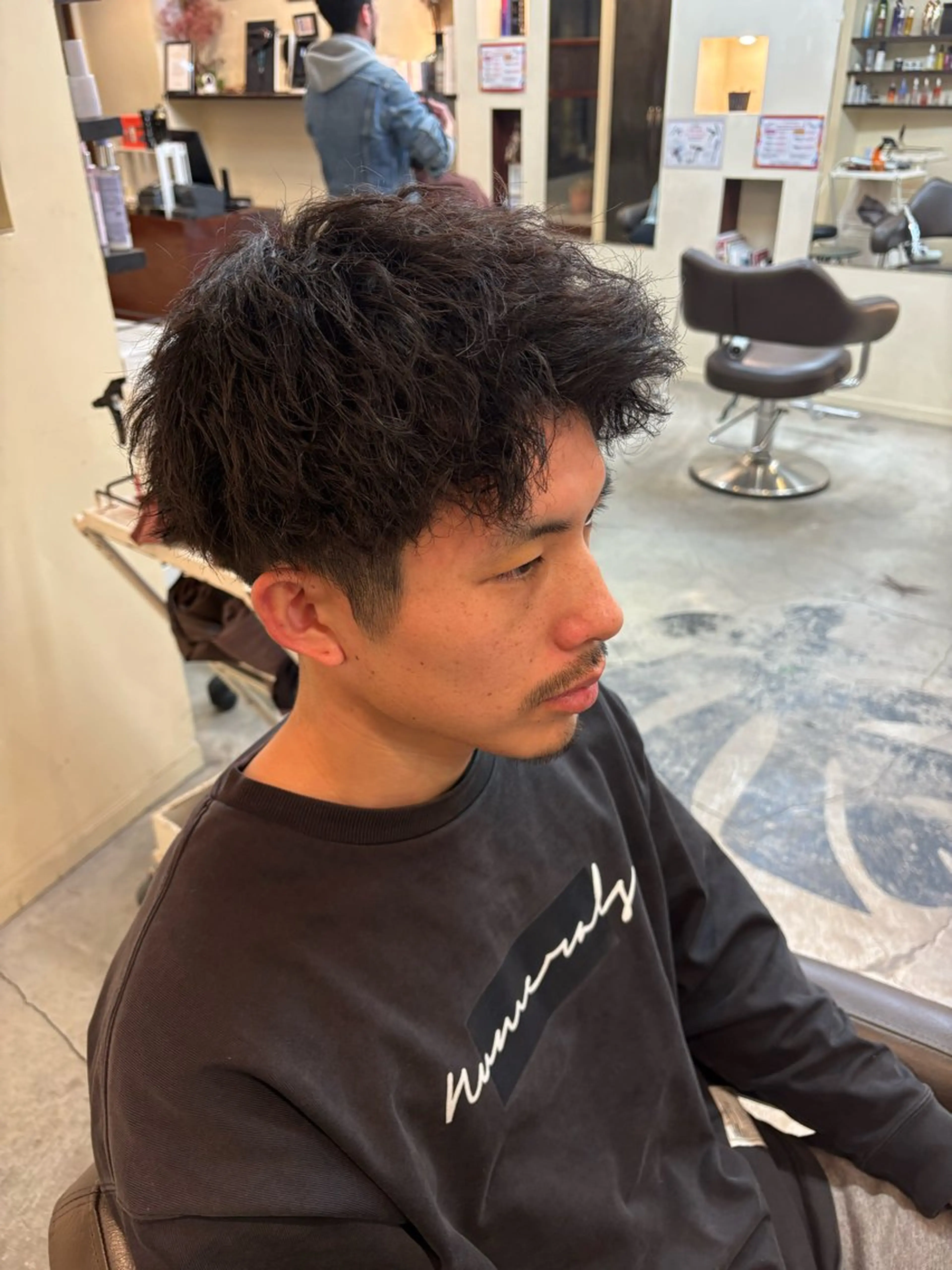 ショート パーマ メンズ カット パーマ HIKARIS所属・北井 大翔のヘアスタイル