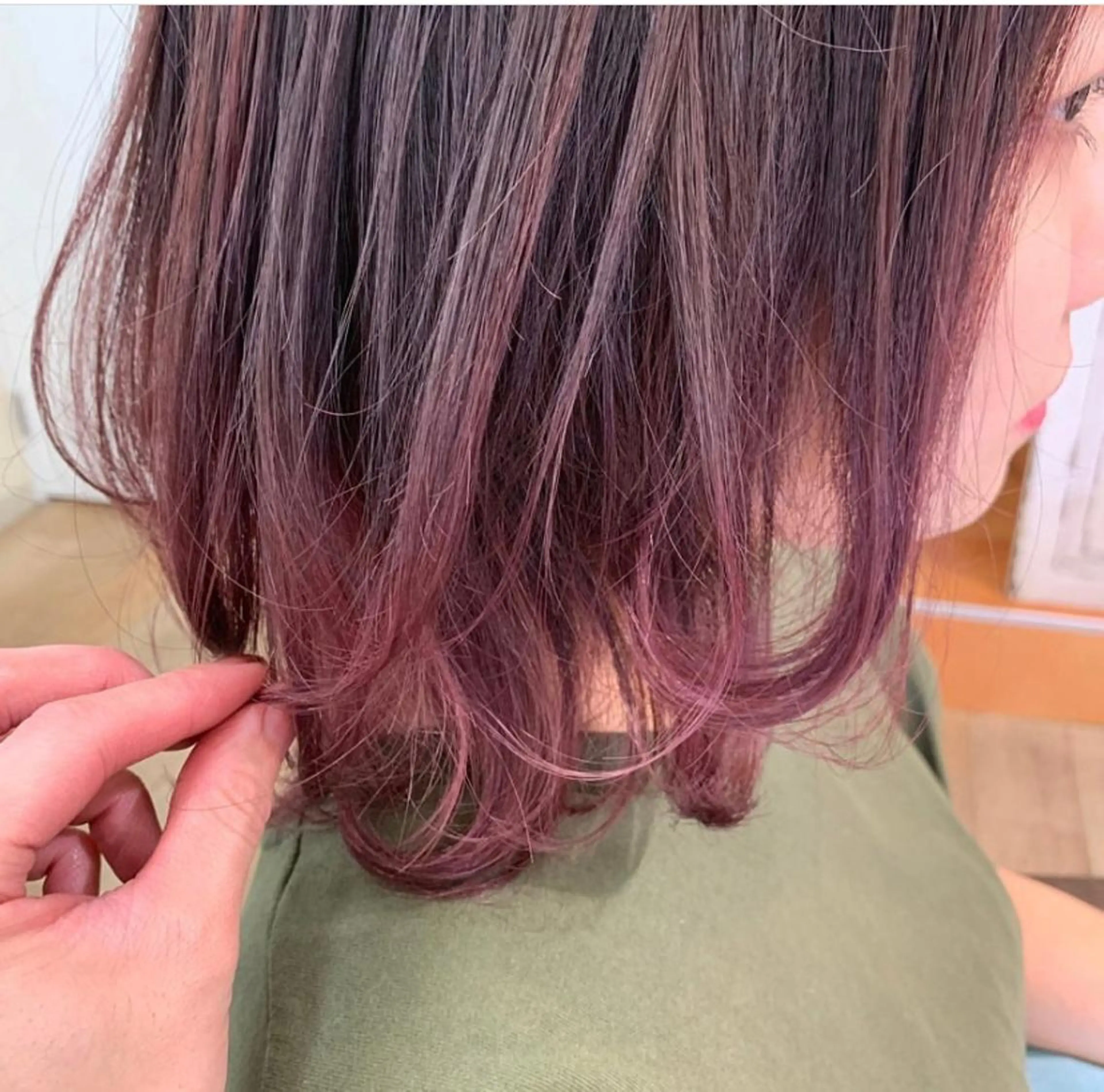 ミディアム カラー 【髪質改善　艶髪】 布川　莉穂のヘアスタイル