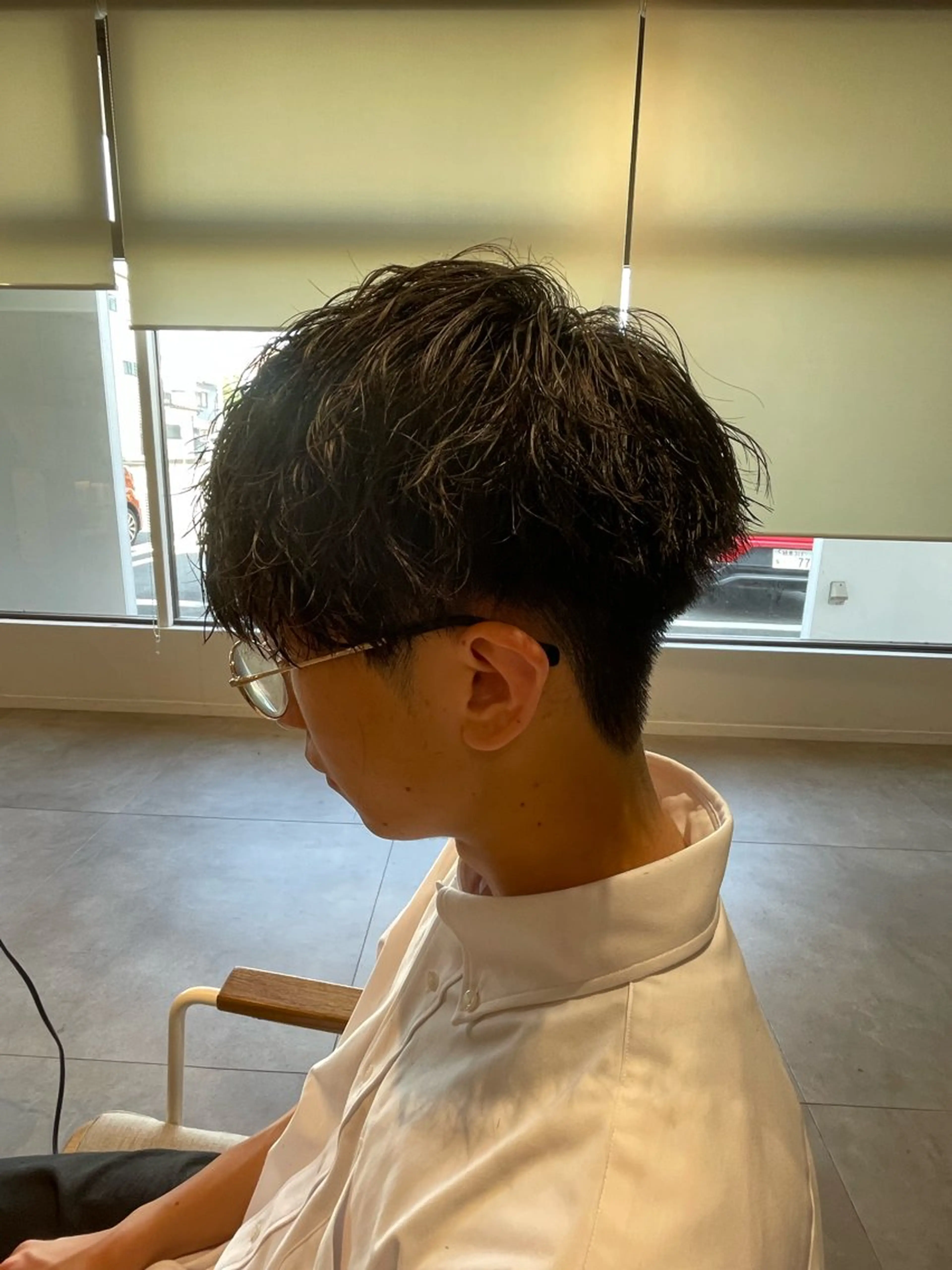 ミディアム カット パーマ 樋口 令惟のヘアスタイル