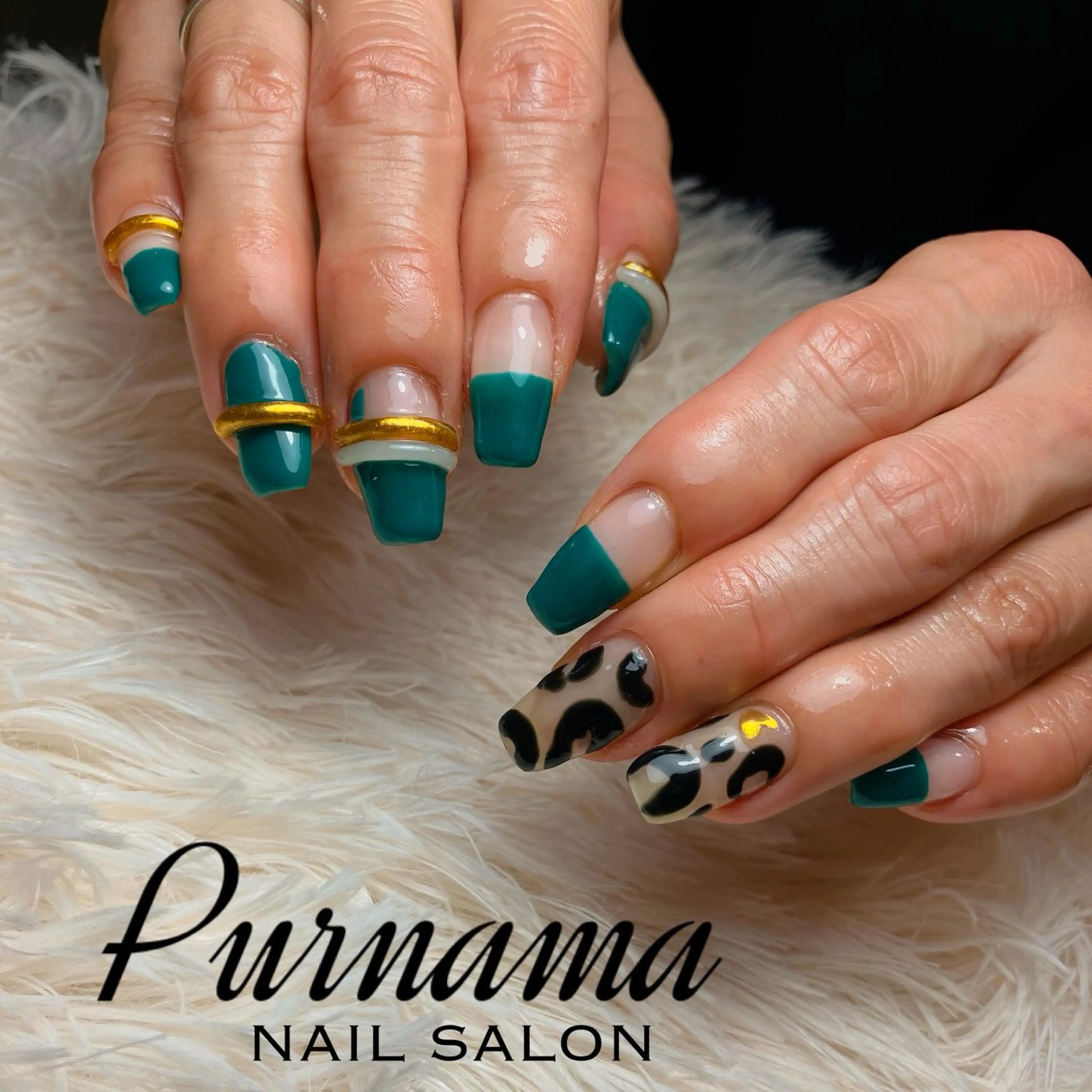 ネイル ハンドネイル Purnama(ﾌﾟﾙﾅﾓ)所属・Purnama あきのネイルデザイン