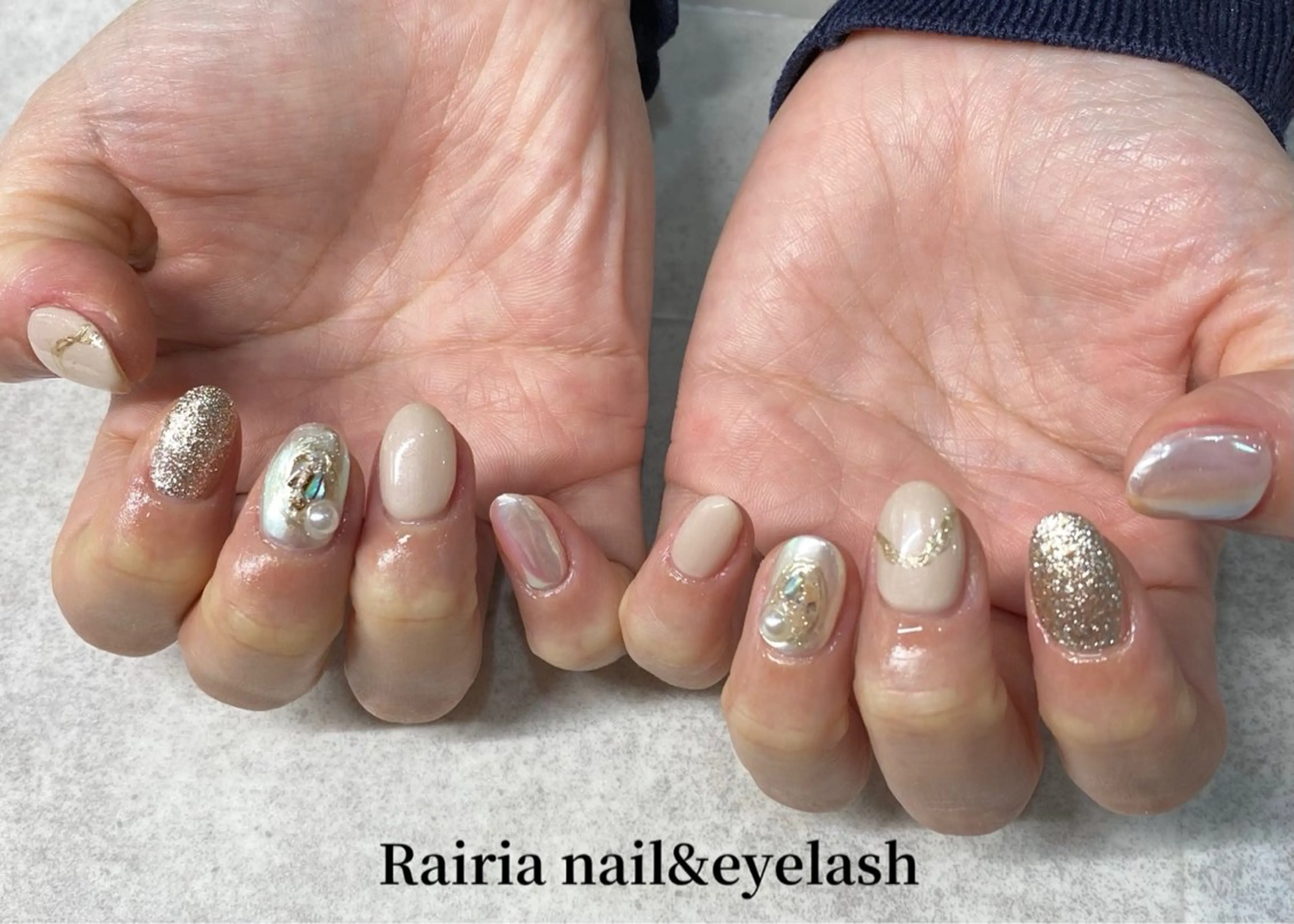 ネイル ハンドネイル Rairia nail&eyelash 小岩店所属・Rairianail MIYUのネイルデザイン