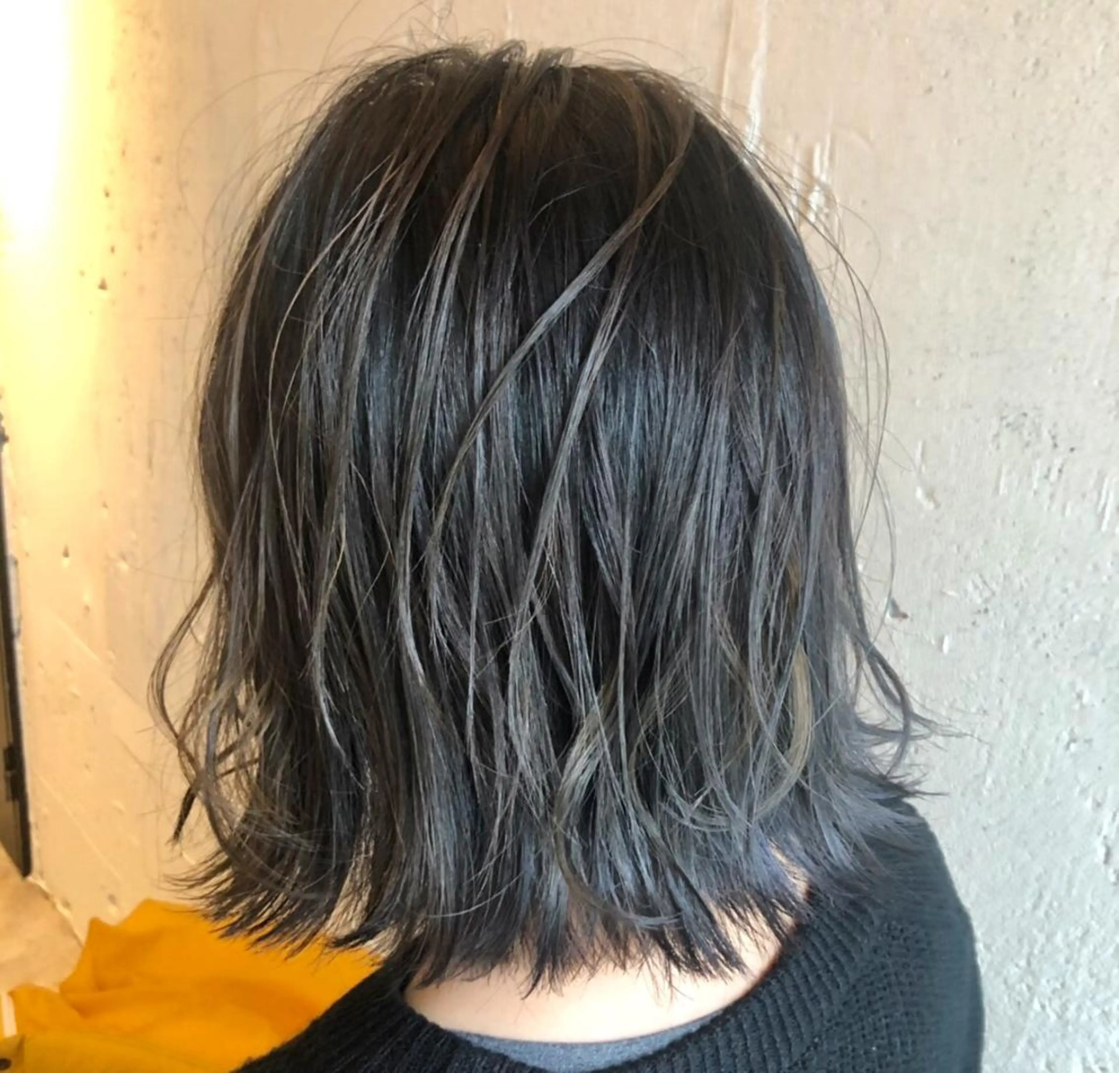 ショート カラー アッシュ バレイヤージュ 透明感カラー オリーブアッシュ レイヤーカット カット ヘアカラー トリートメント 💈平島 拓也💈のヘアスタイル