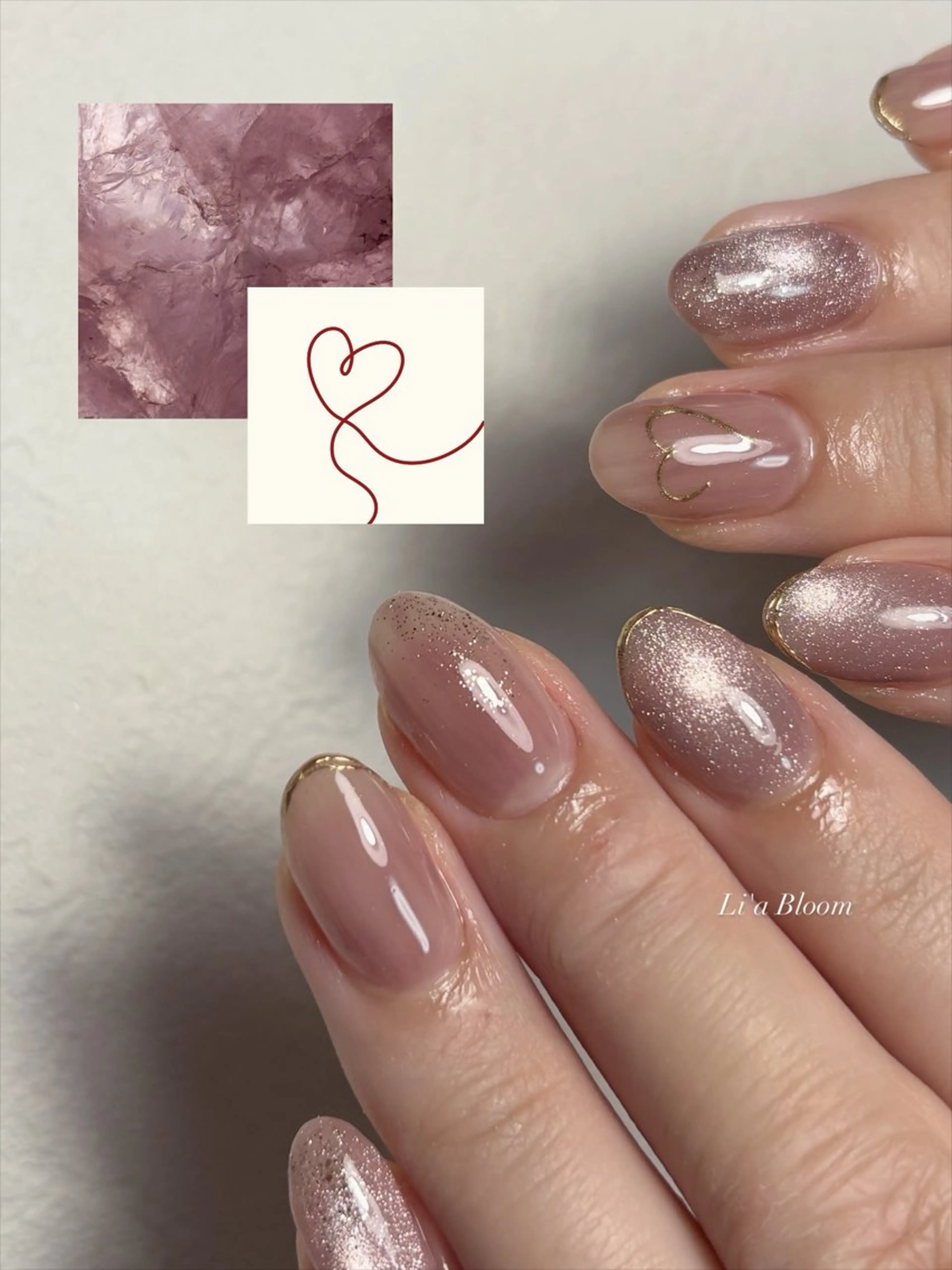 ネイル ハンドネイル Li'a Bloom所属・🦋🤍 madoka🤍のネイルデザイン