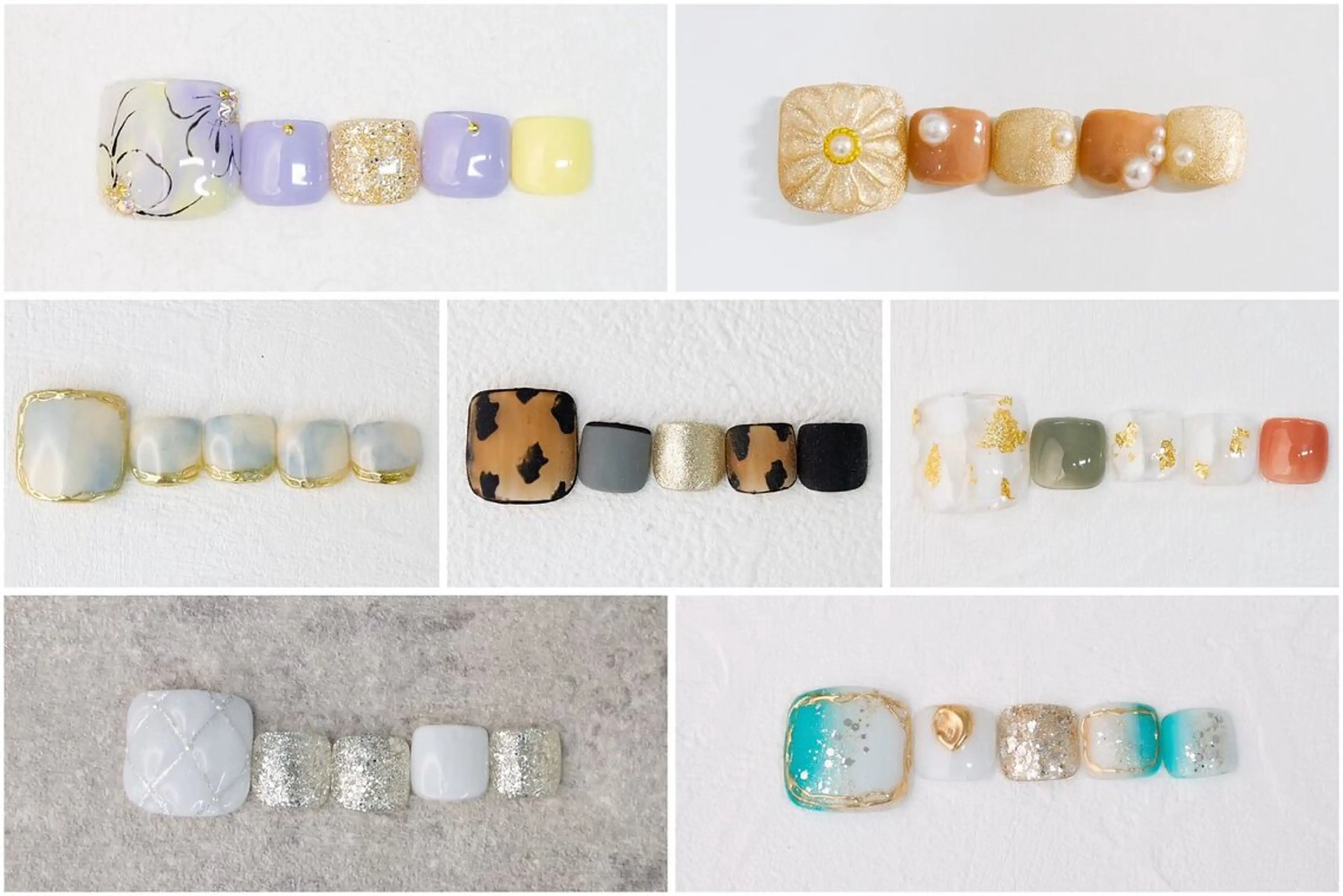 【モデルクーポン】foot⭐︎100種類から選べるトレンドアート定額(ソフトジェルオフ＋ドライケア込み)の写真