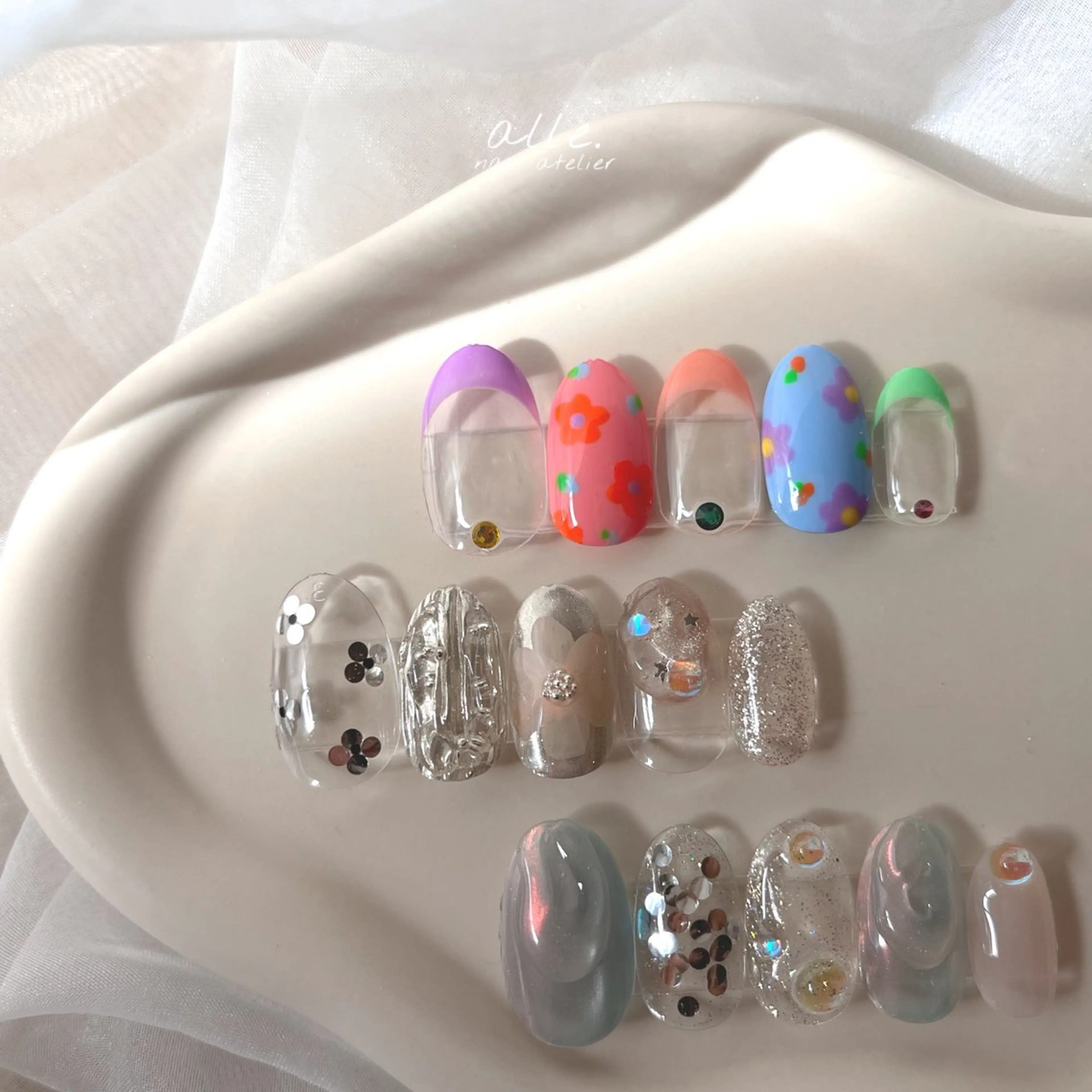 ネイル ハンドネイル atelier alle.のネイルデザイン