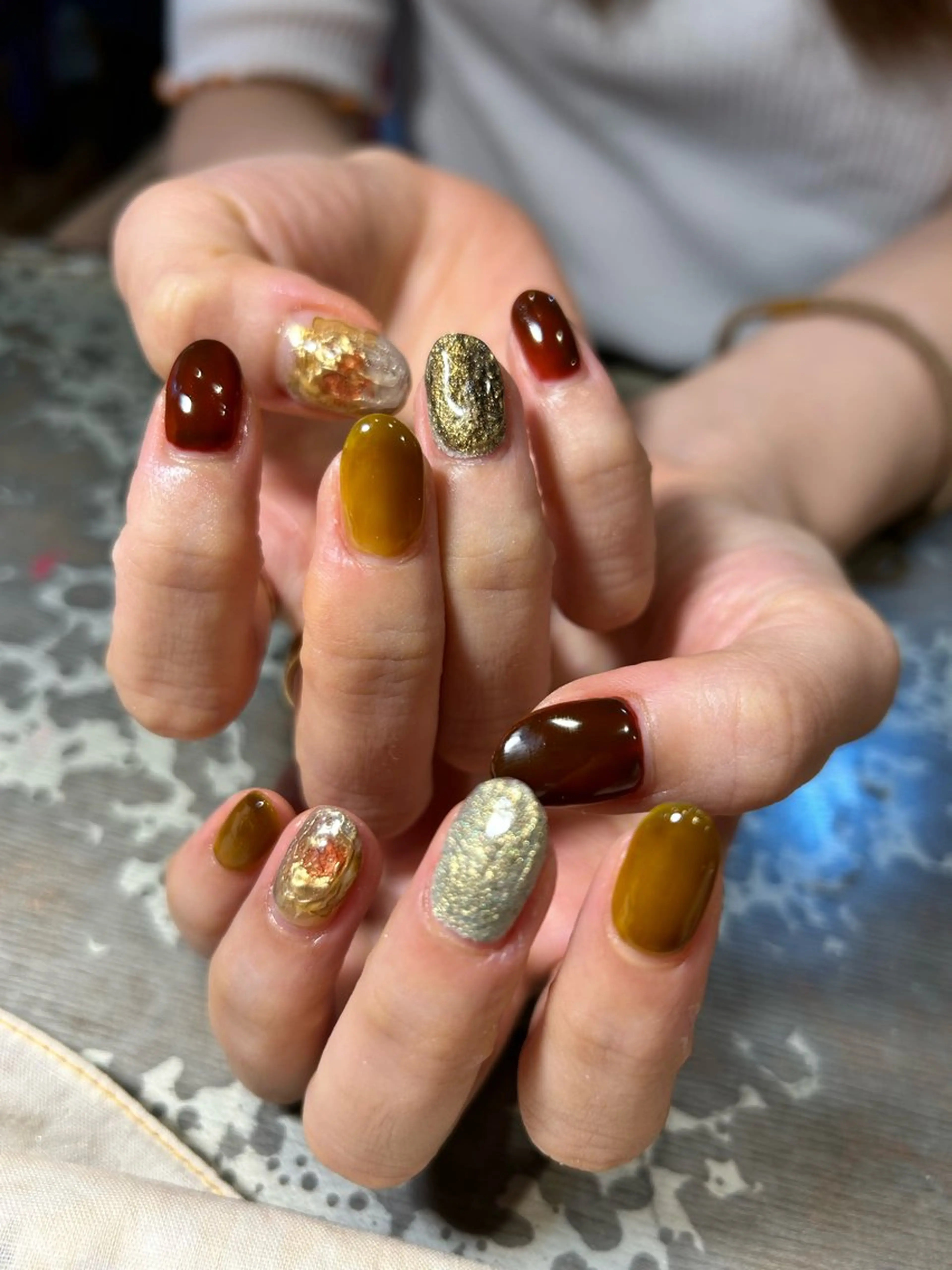 ネイル アートネイル ニュアンスネイル ハンドネイル ハンドケア Ainchi nail所属・＊ misa ＊のネイルデザイン