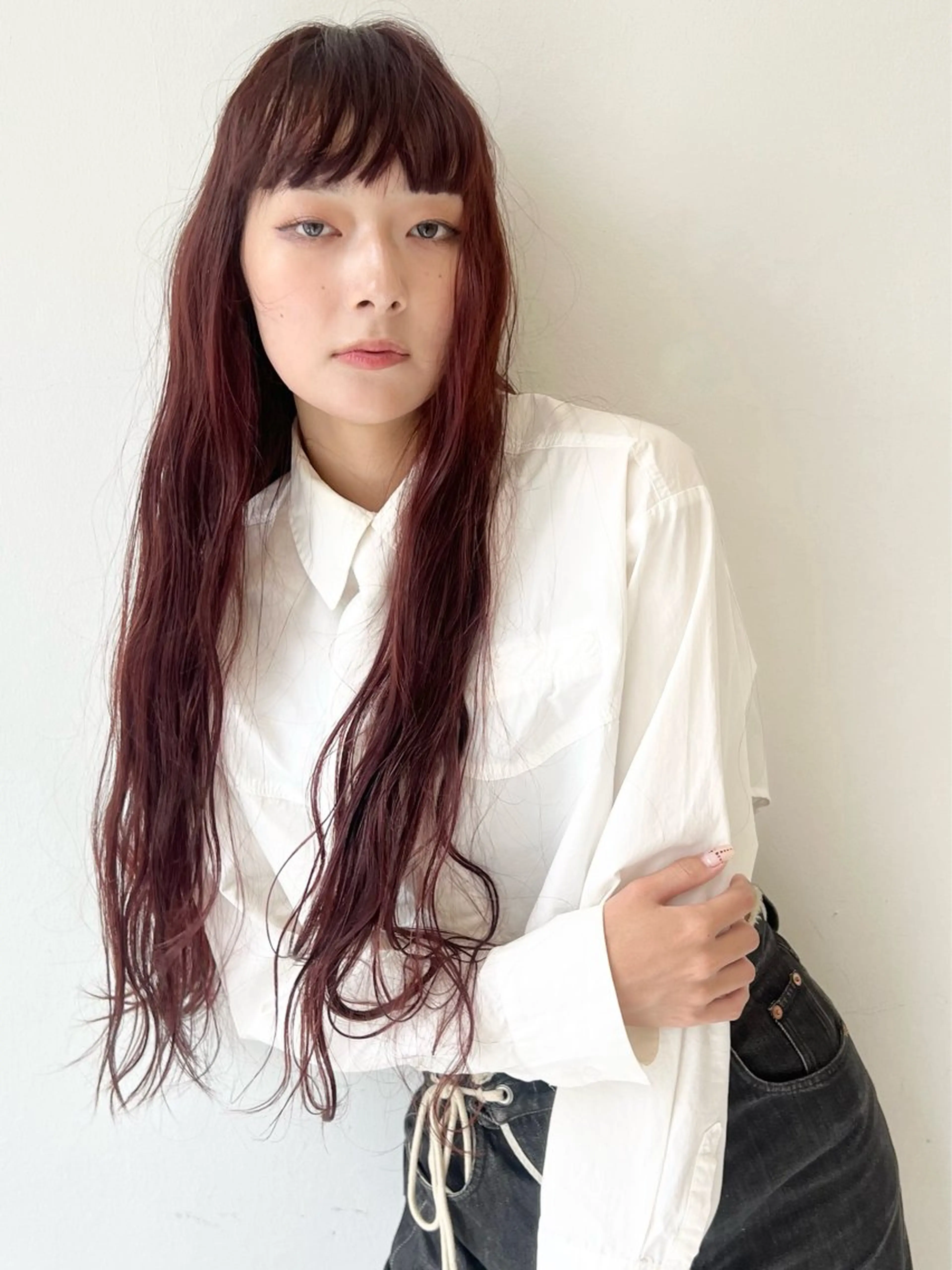 ロング カラー カット HARU//原宿🤍 リピート率NO.1のヘアスタイル