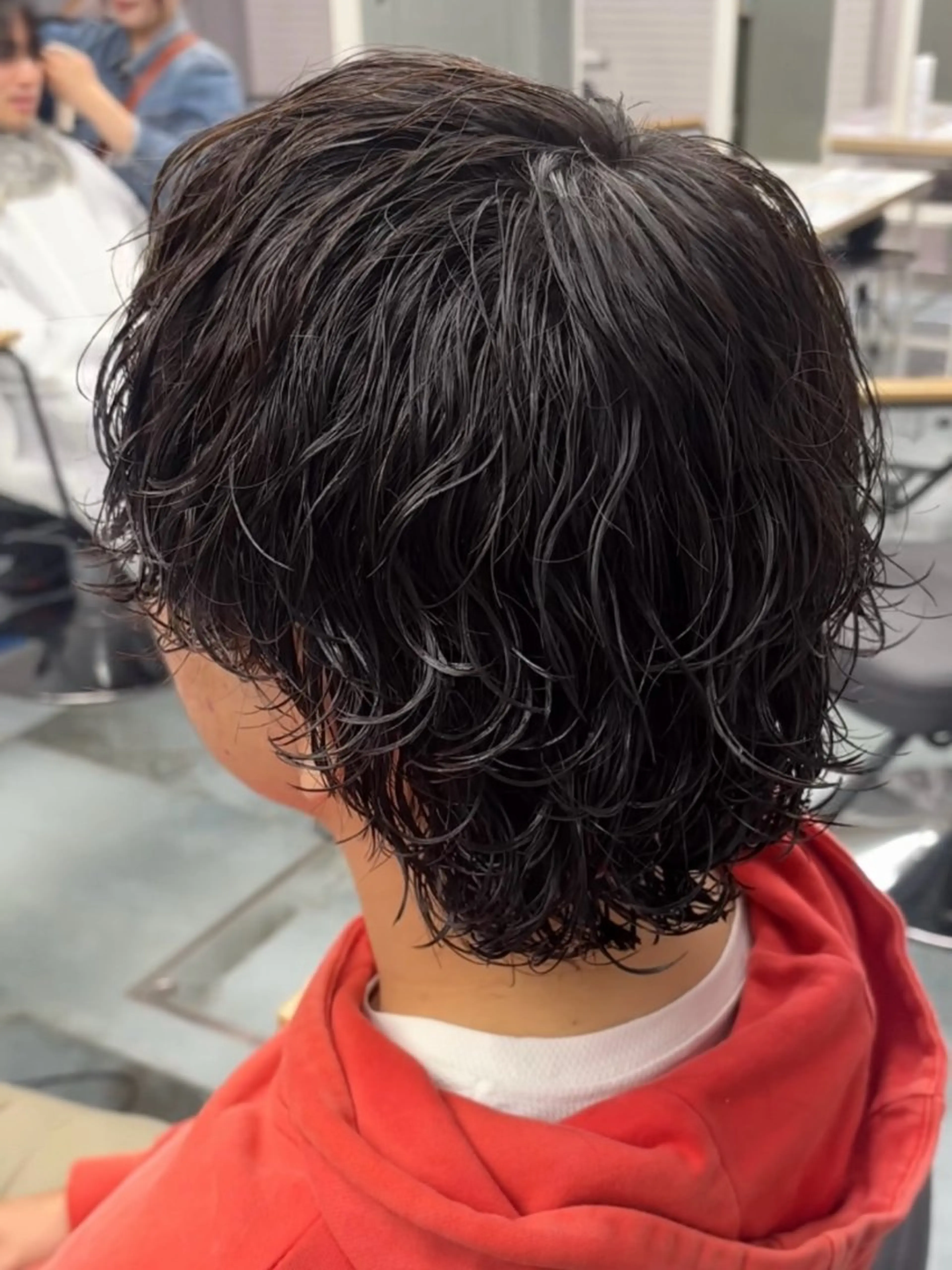 パーマ メンズ カット パーマ メンズパーマ/韓国 ヘア/Mino🤍のヘアスタイル