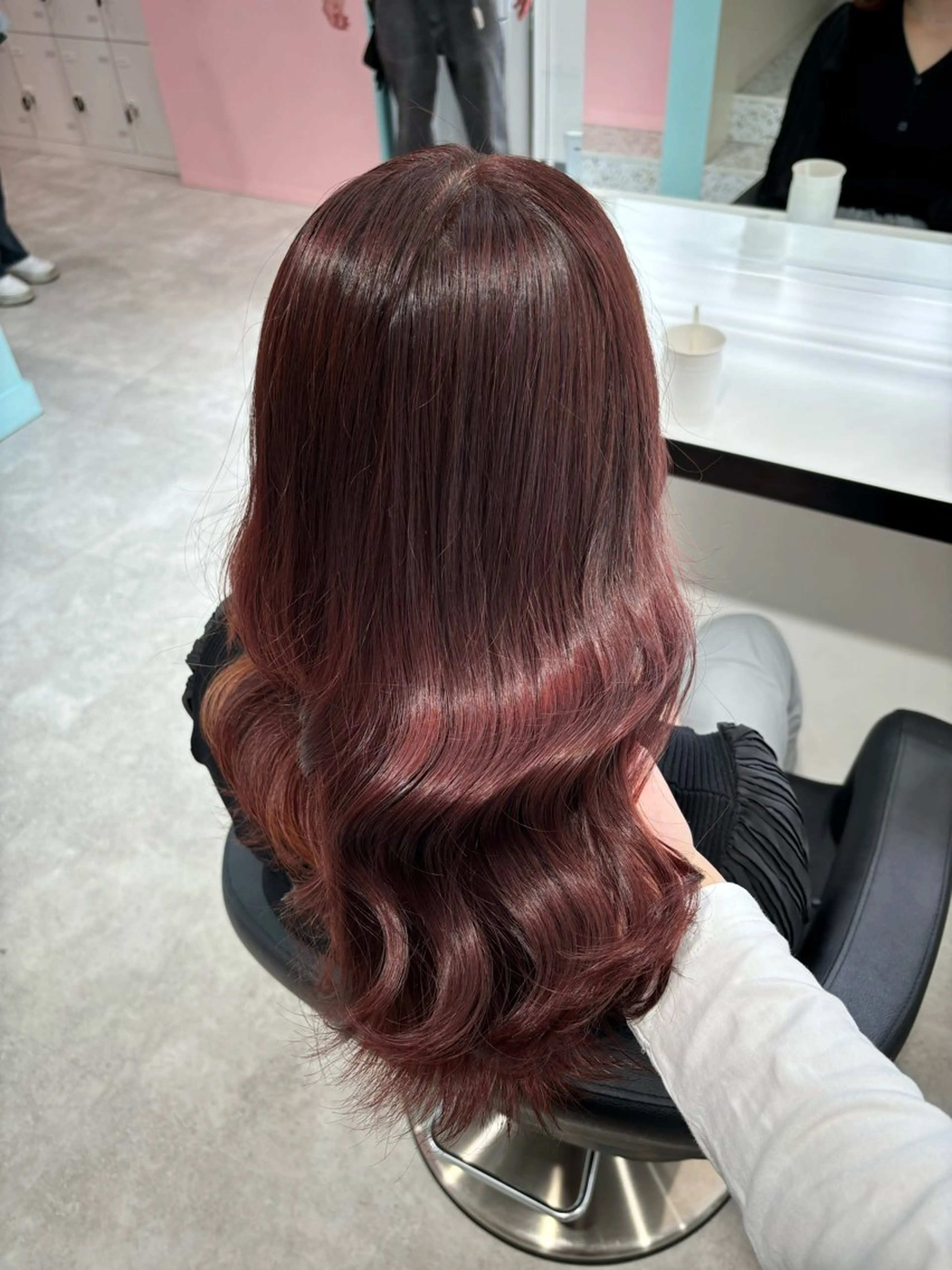 セミロング Wカラー/暖色/べ ージュりく©︎🐝のヘアスタイル