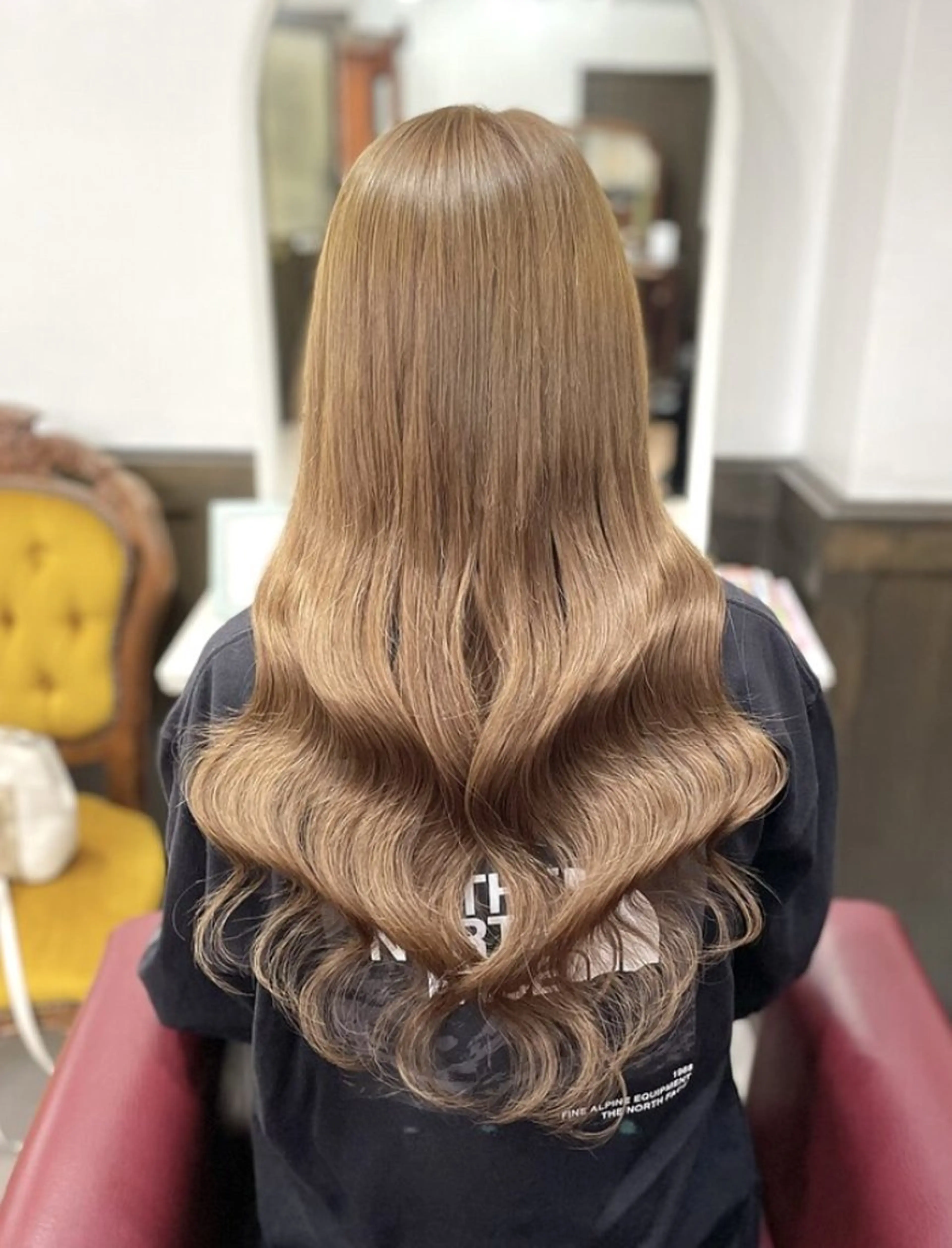 ロング カラー ベージュカラー ロング エクステ ネオダダ エクステ/カラーのヘアスタイル