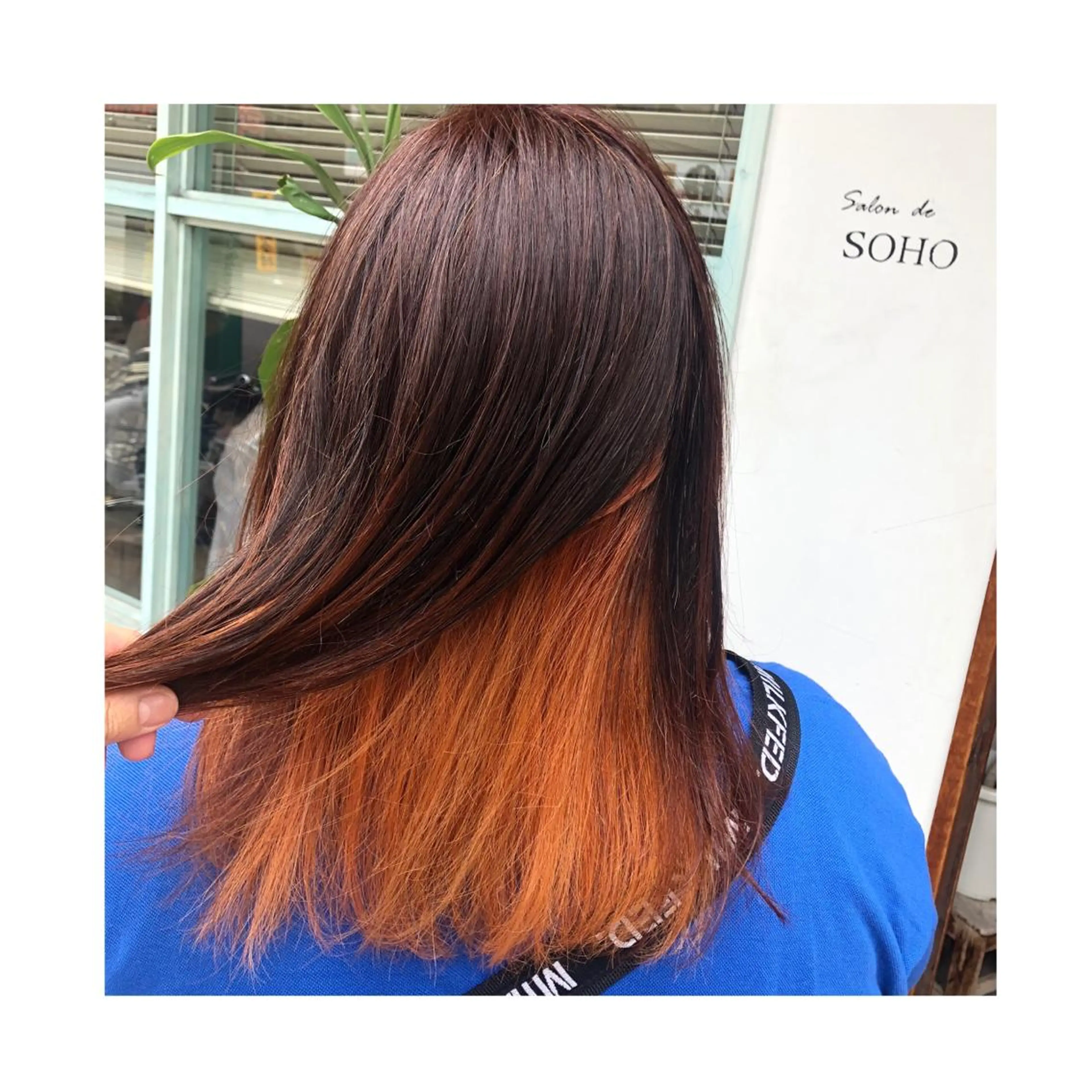 ミディアム ヘアカラー ❁⃘ ち だ り さ ❁⃘のヘアスタイル