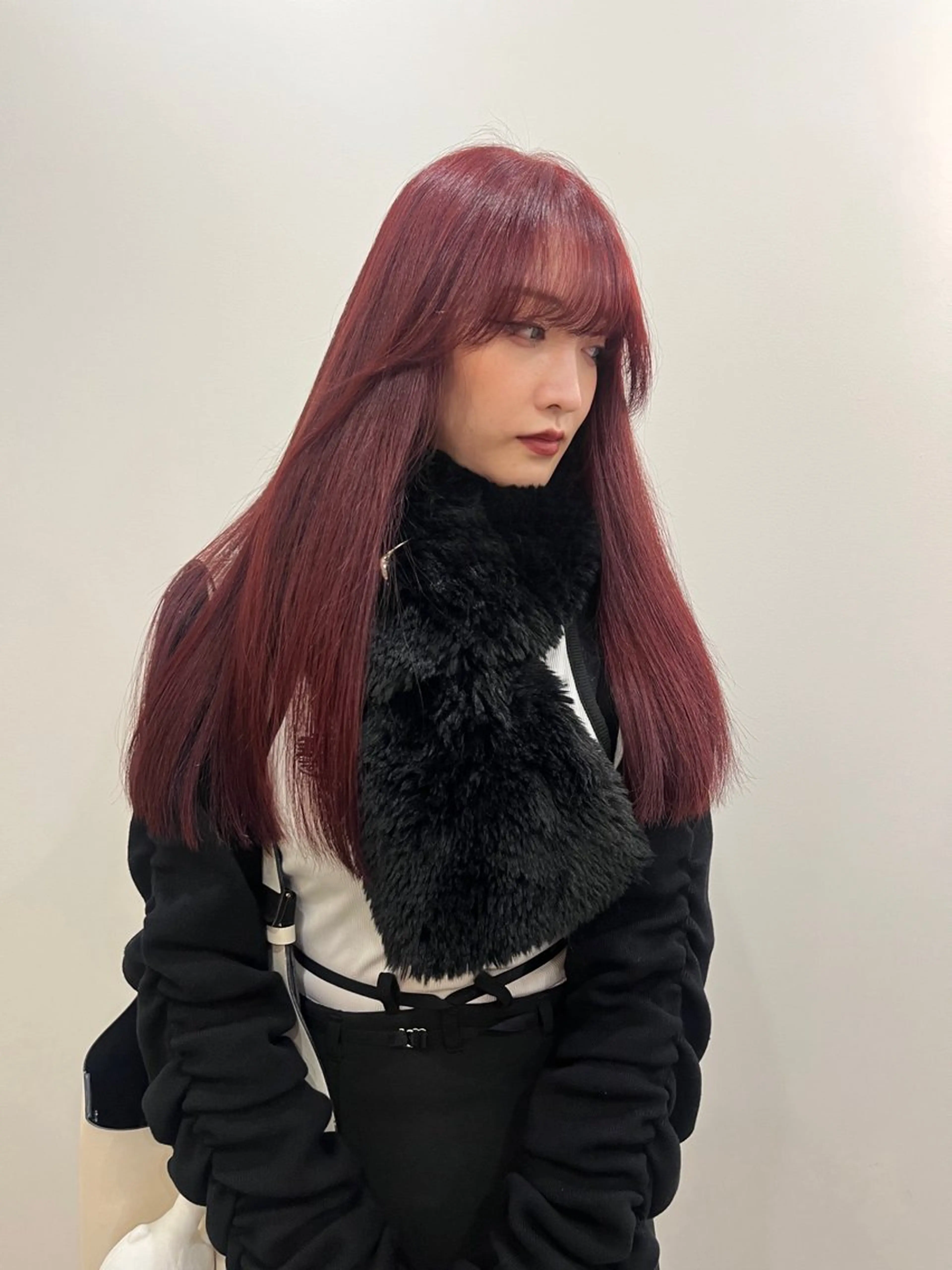 ロング カラー ブリーチ ブリーチなしカラー レッドカラー behov所属・柔らかカラー 🤎Tsubasaのヘアスタイル