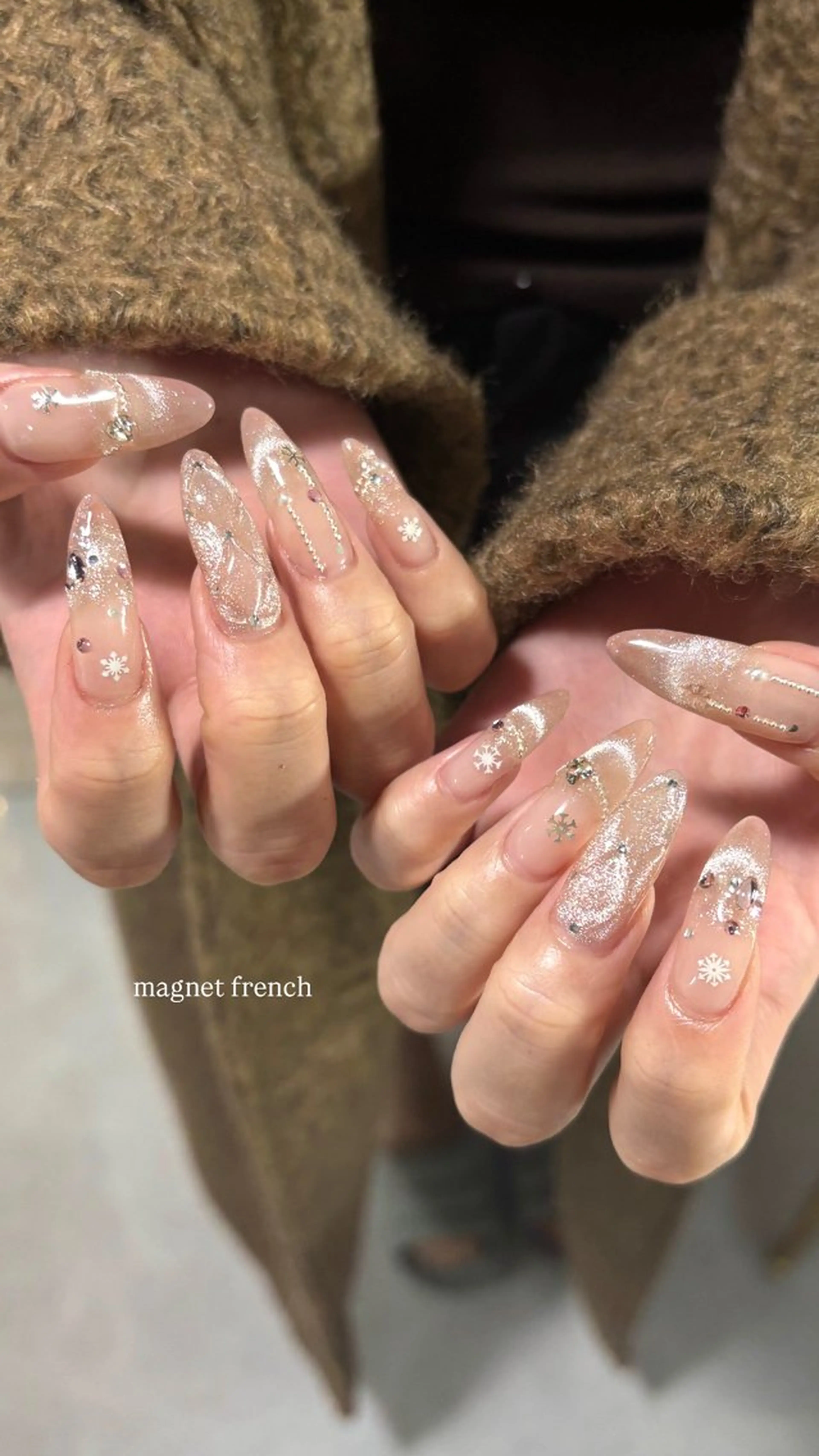 ネイル ハンドネイル 韓国ワンホンnail yukiのネイルデザイン