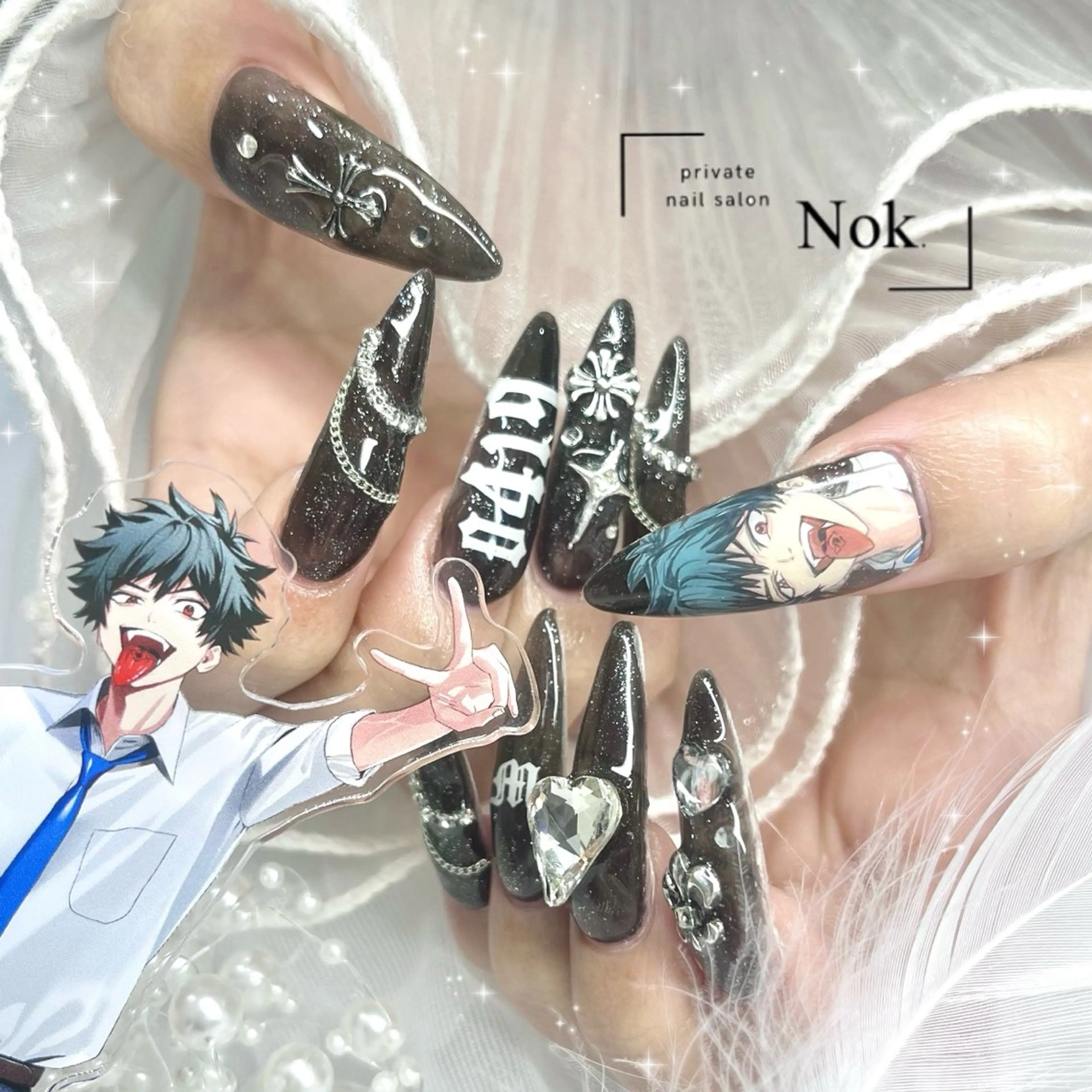 ネイル ハンドネイル 池袋痛ネイル Nok. 渡辺のネイルデザイン